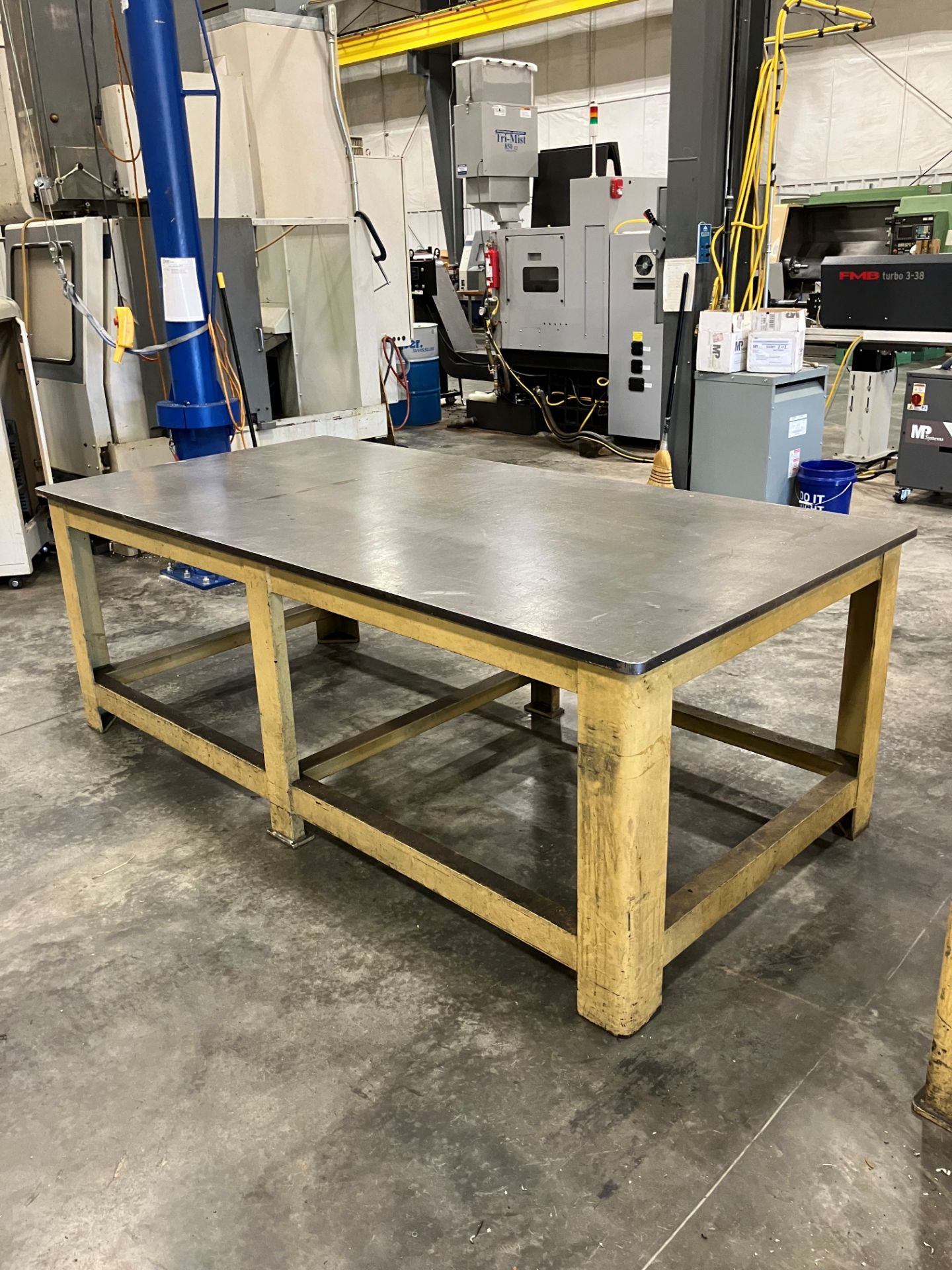 4' x 8' x 1'' Steel Table (1 Week Delayed Delivery)