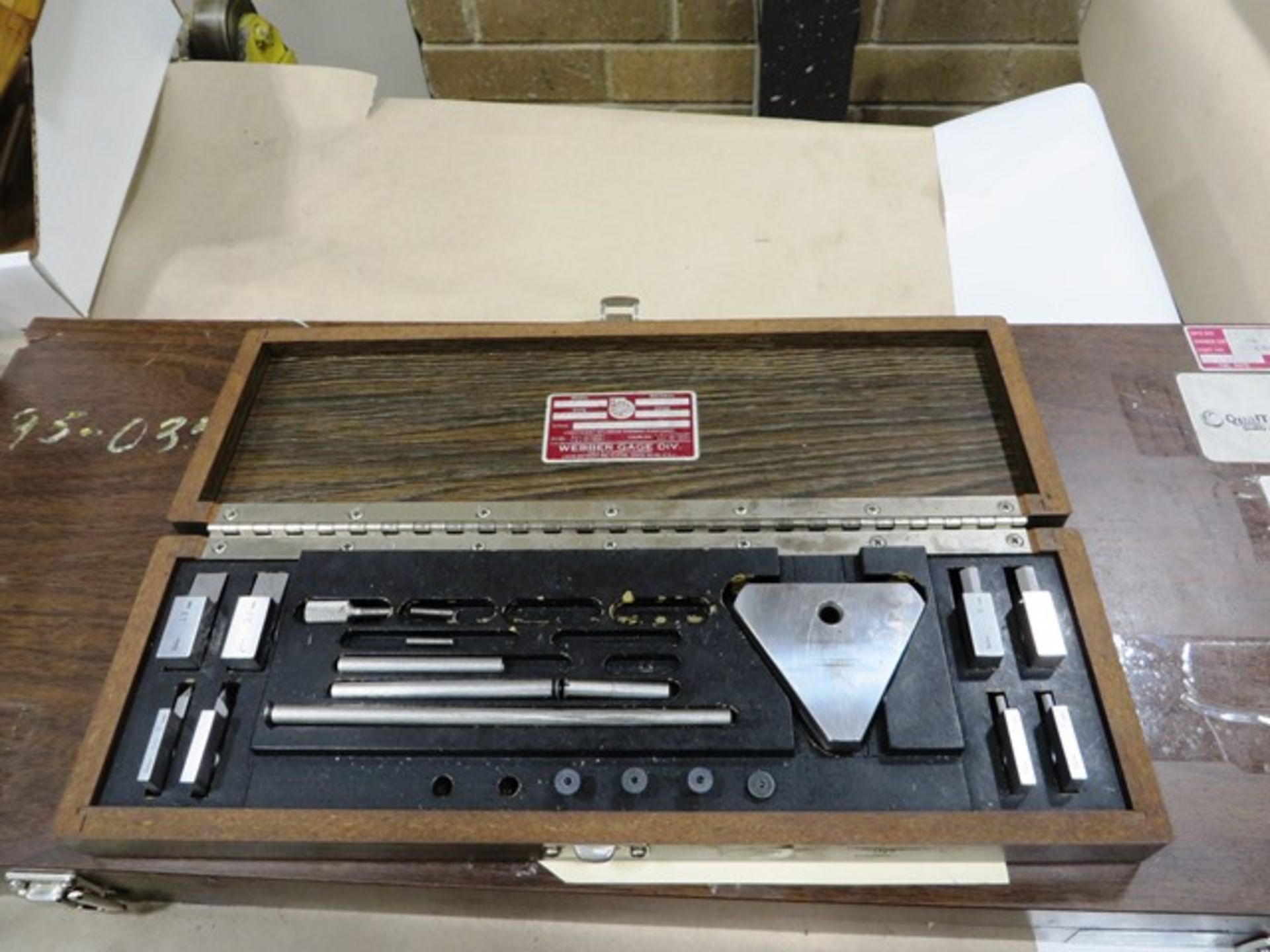 Starrett Webber Gage Block Set