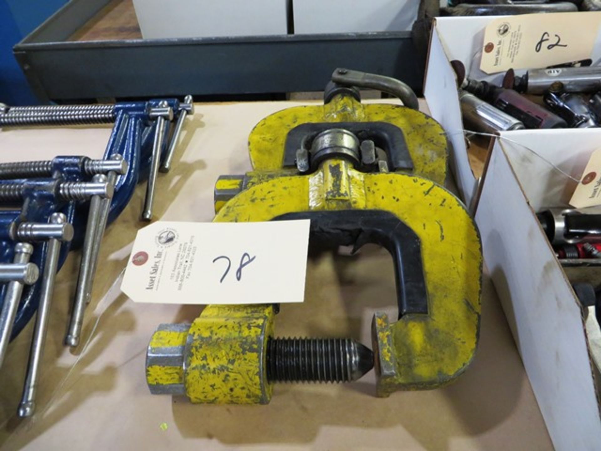 (2) Heavy Duty Clamps