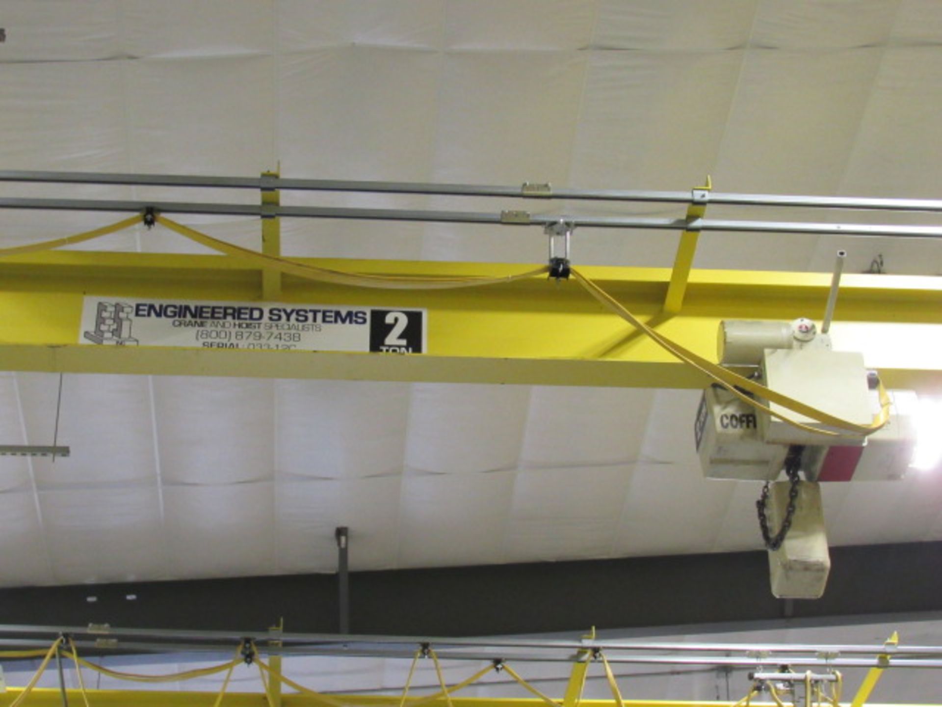 Engineered Systems 2-Ton Top Running Overhead Bridge Crane - Image 3 of 4