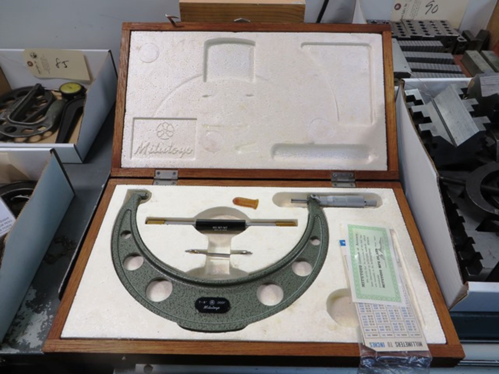 Mitutoyo 7'' - 8'' OD Micrometers