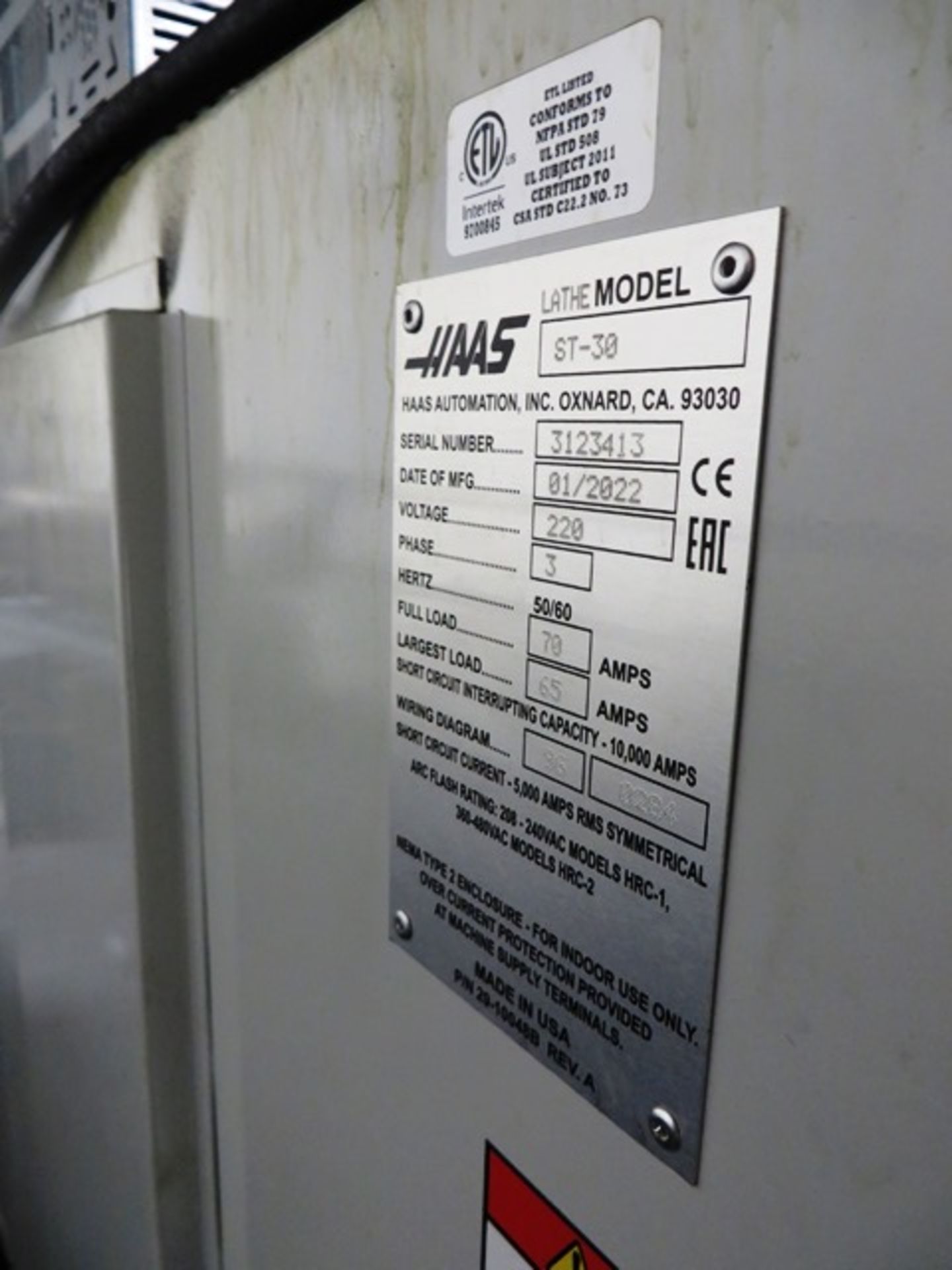 Haas ST-30 CNC Turning Center - Image 7 of 7