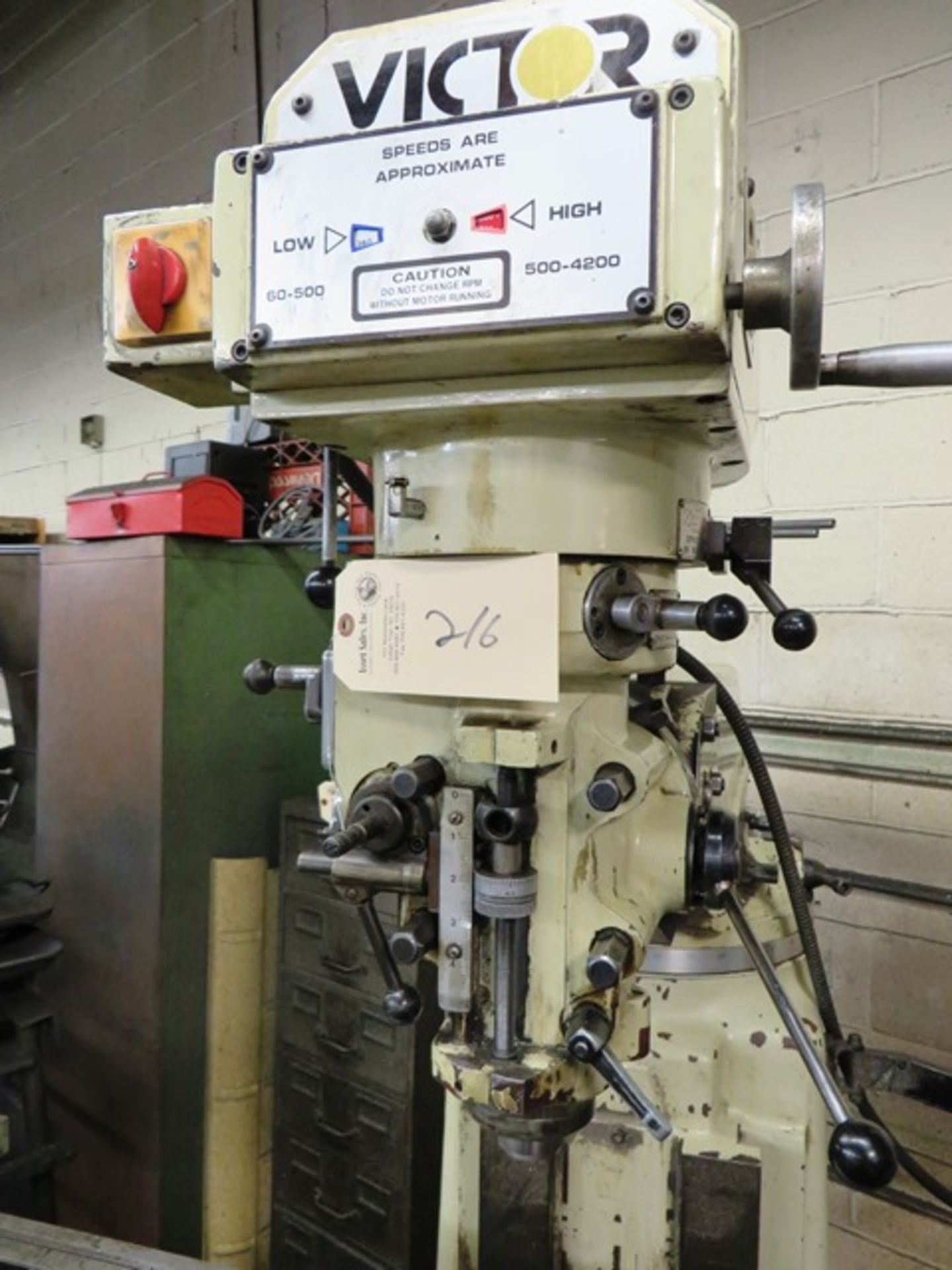 Victor JF-4RS Variable Speed Vertical Milling Machine - Image 2 of 3