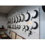 Approx. 25 Assorted Micrometers on Wall