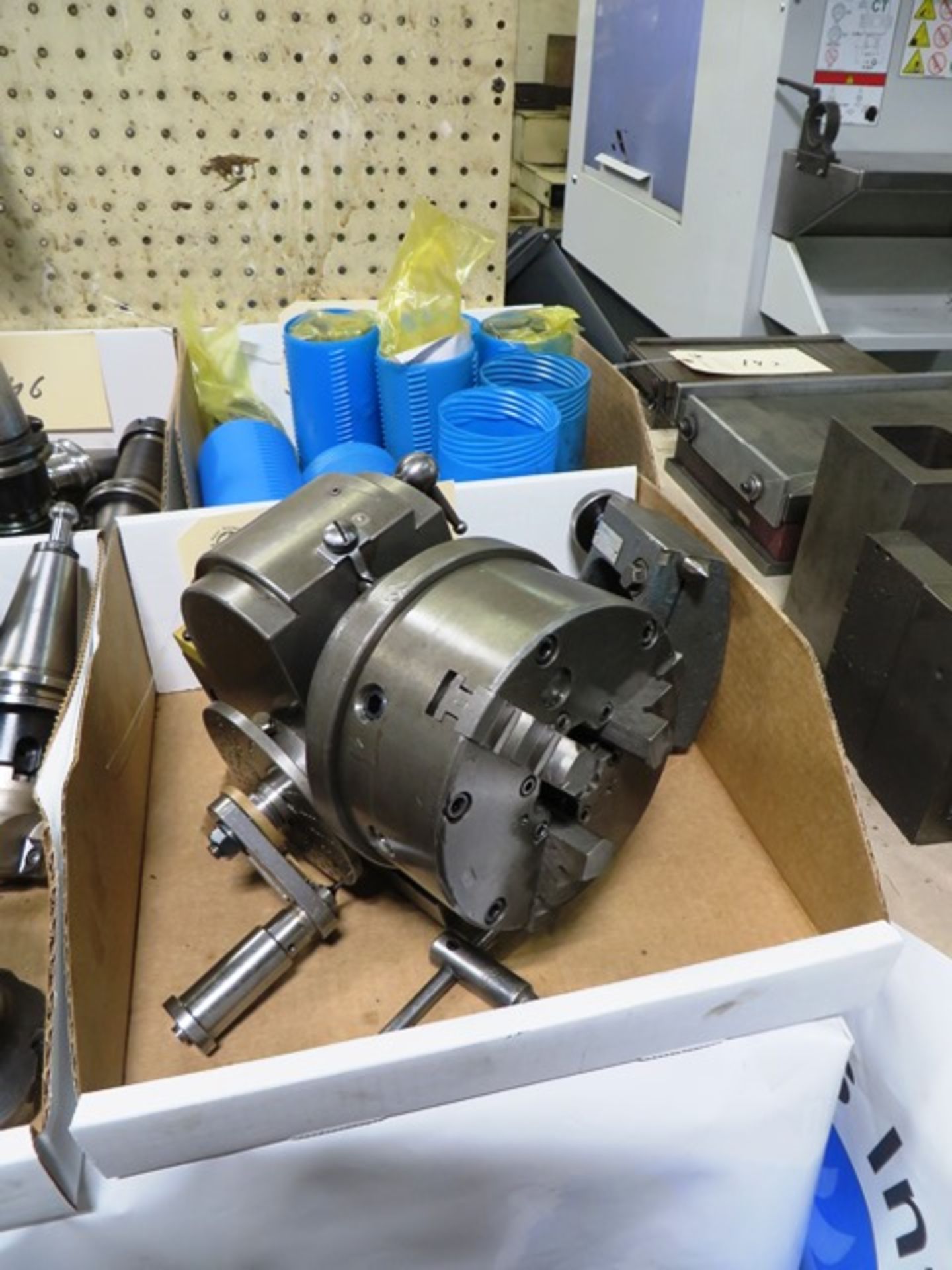 Yuasa 5'' 3-Jaw Indexing Head with Tailstock