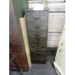 8 Drawer Parts Cabinet & 2 Door Cabinet