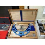 Fowler 6'' - 12'' OD Micrometer with Standards