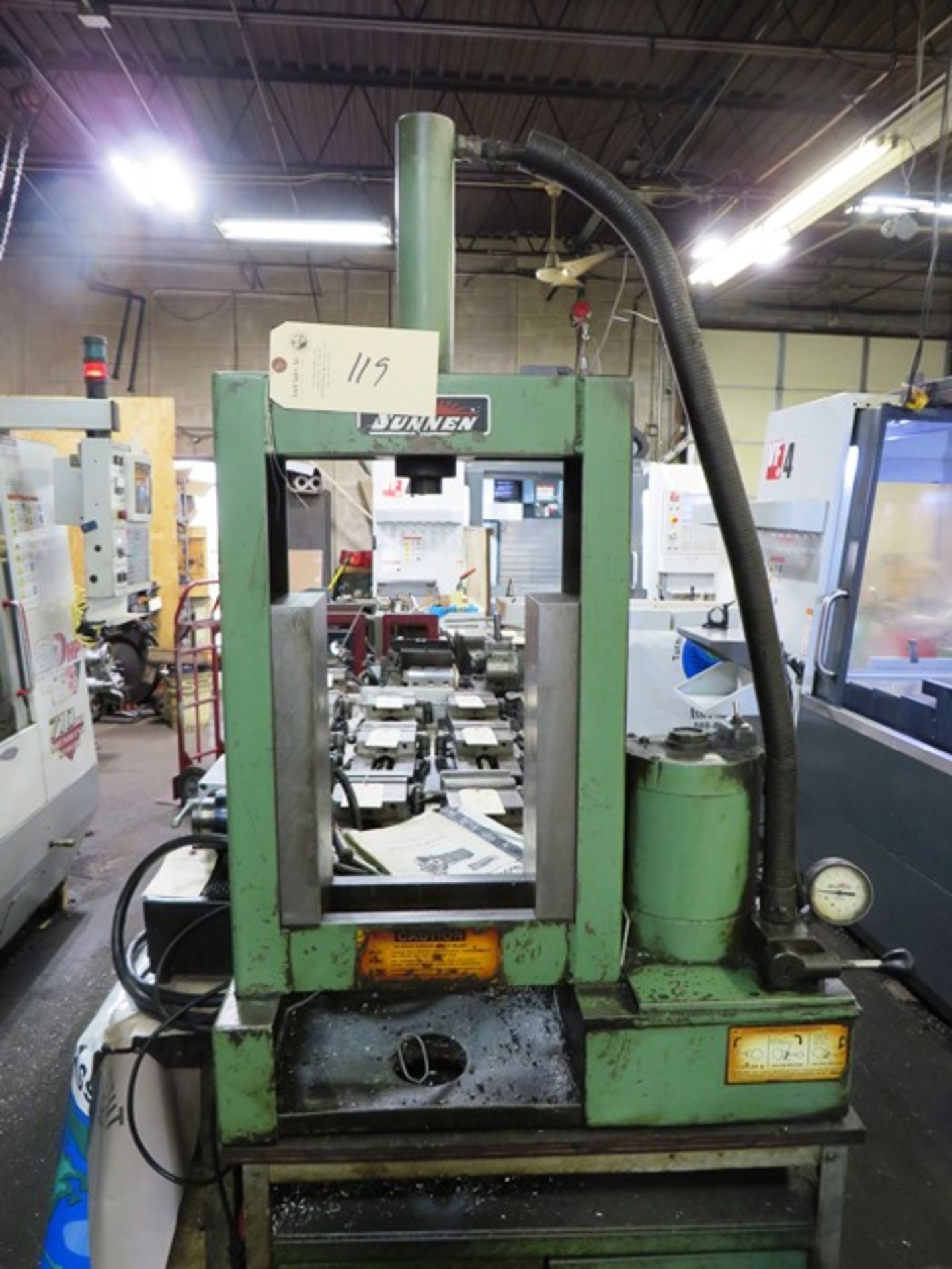 Sunnen H-Frame 10 Ton Hydraulic Shop Press