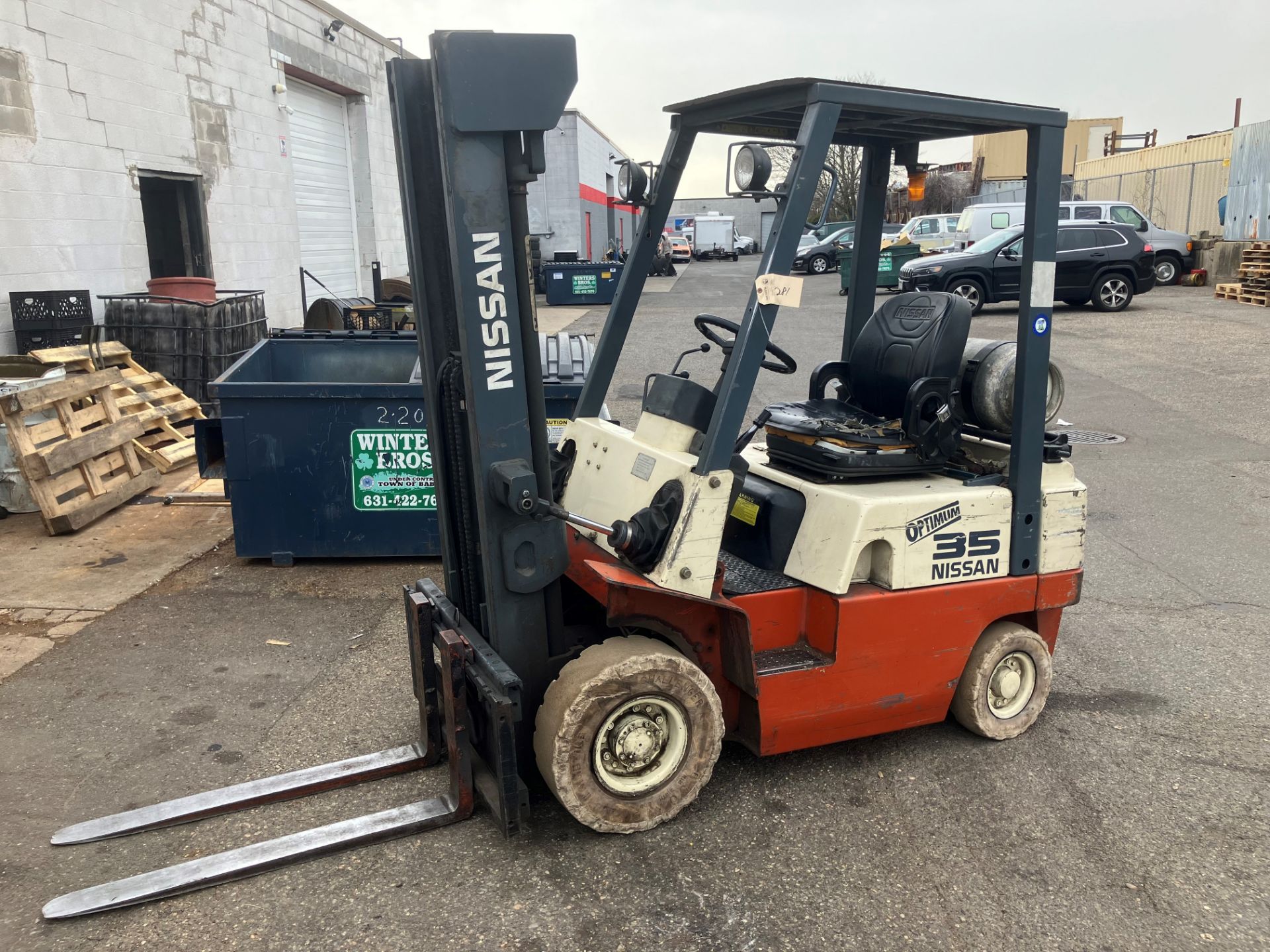 Nissan PJ01A18PV 3,500lb Propane Forklift - Image 2 of 5