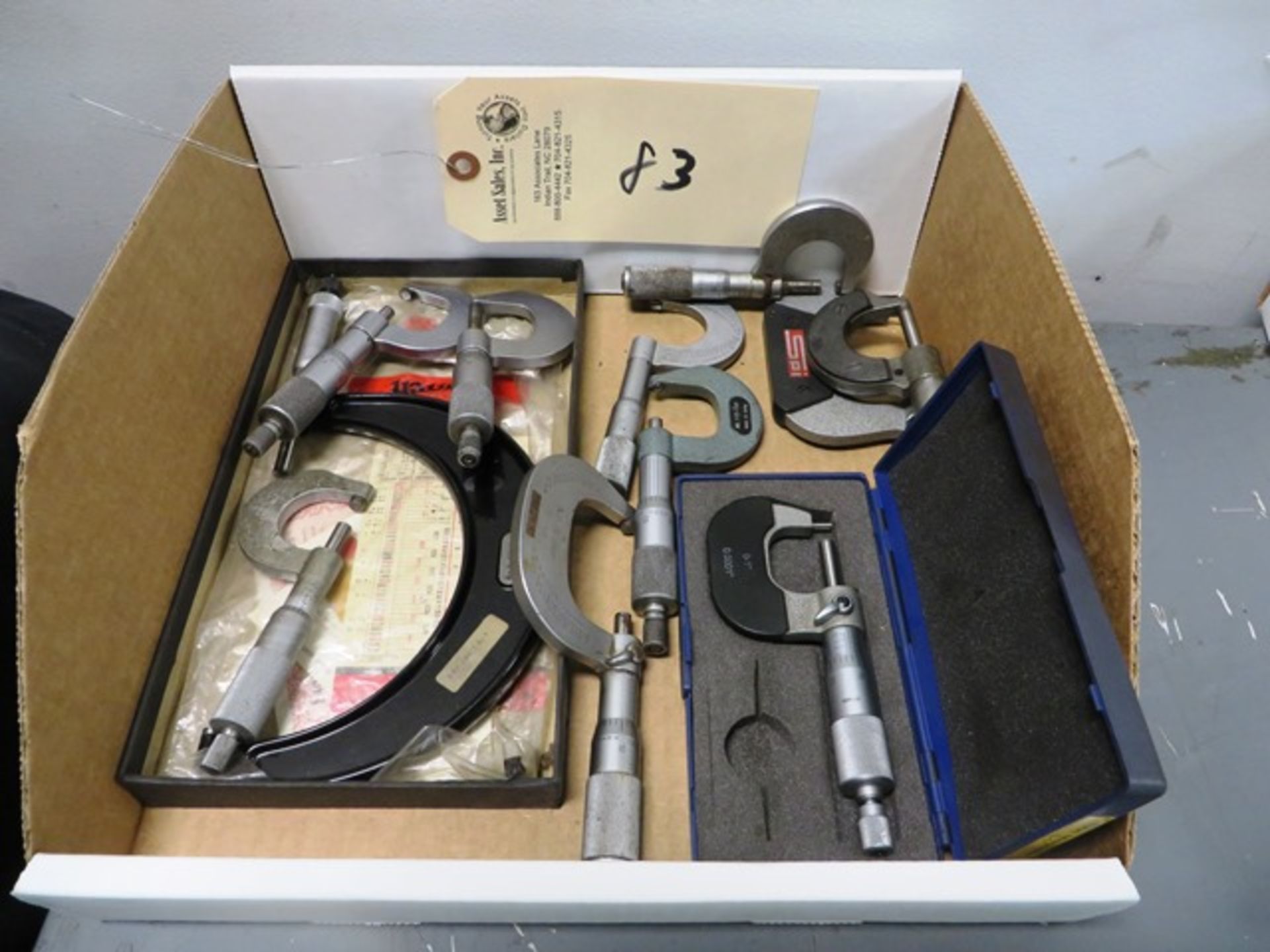 Assorted Micrometers