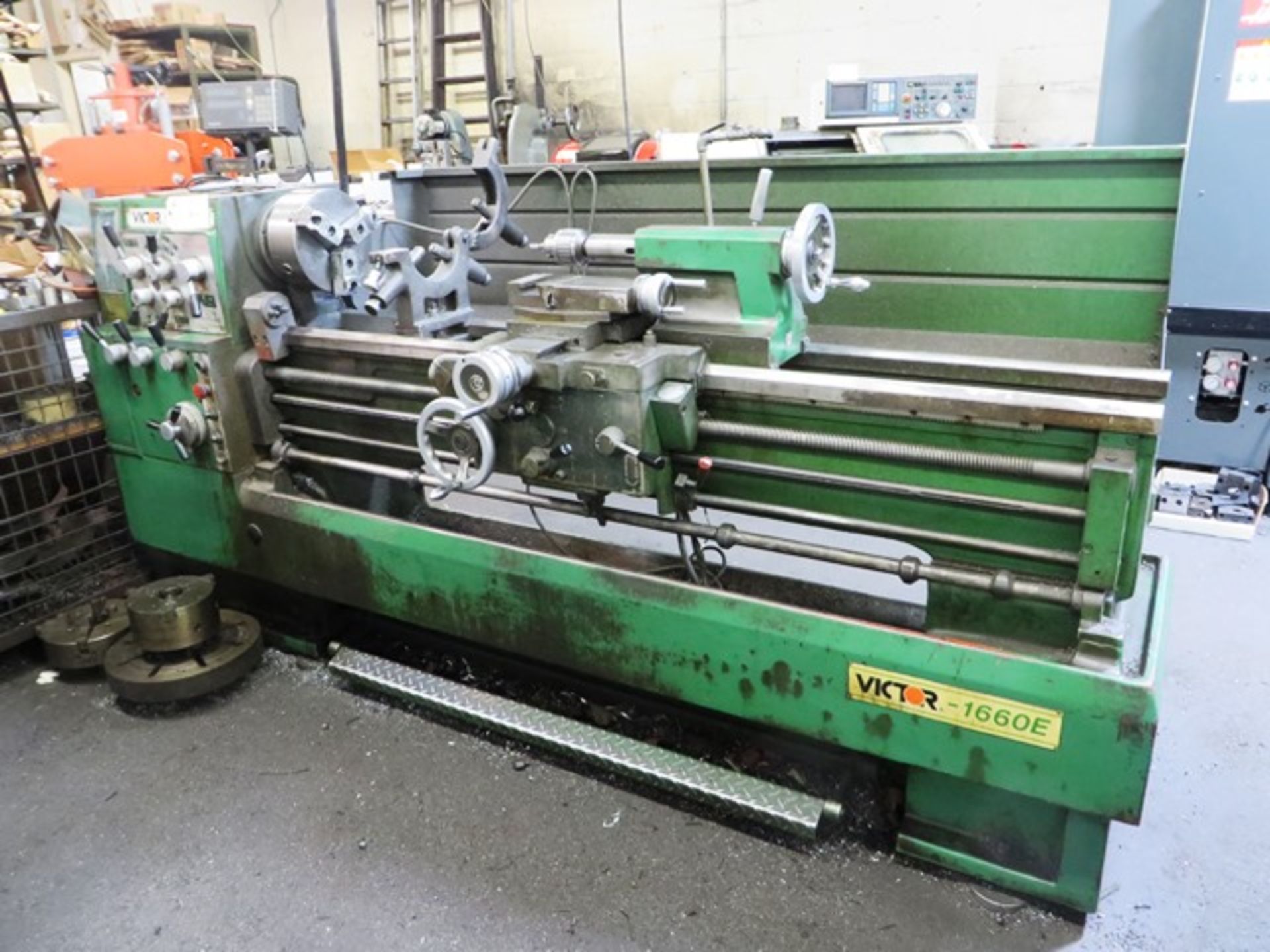 Victor 1660E 16'' x 60'' Gap Bed Engine Lathe