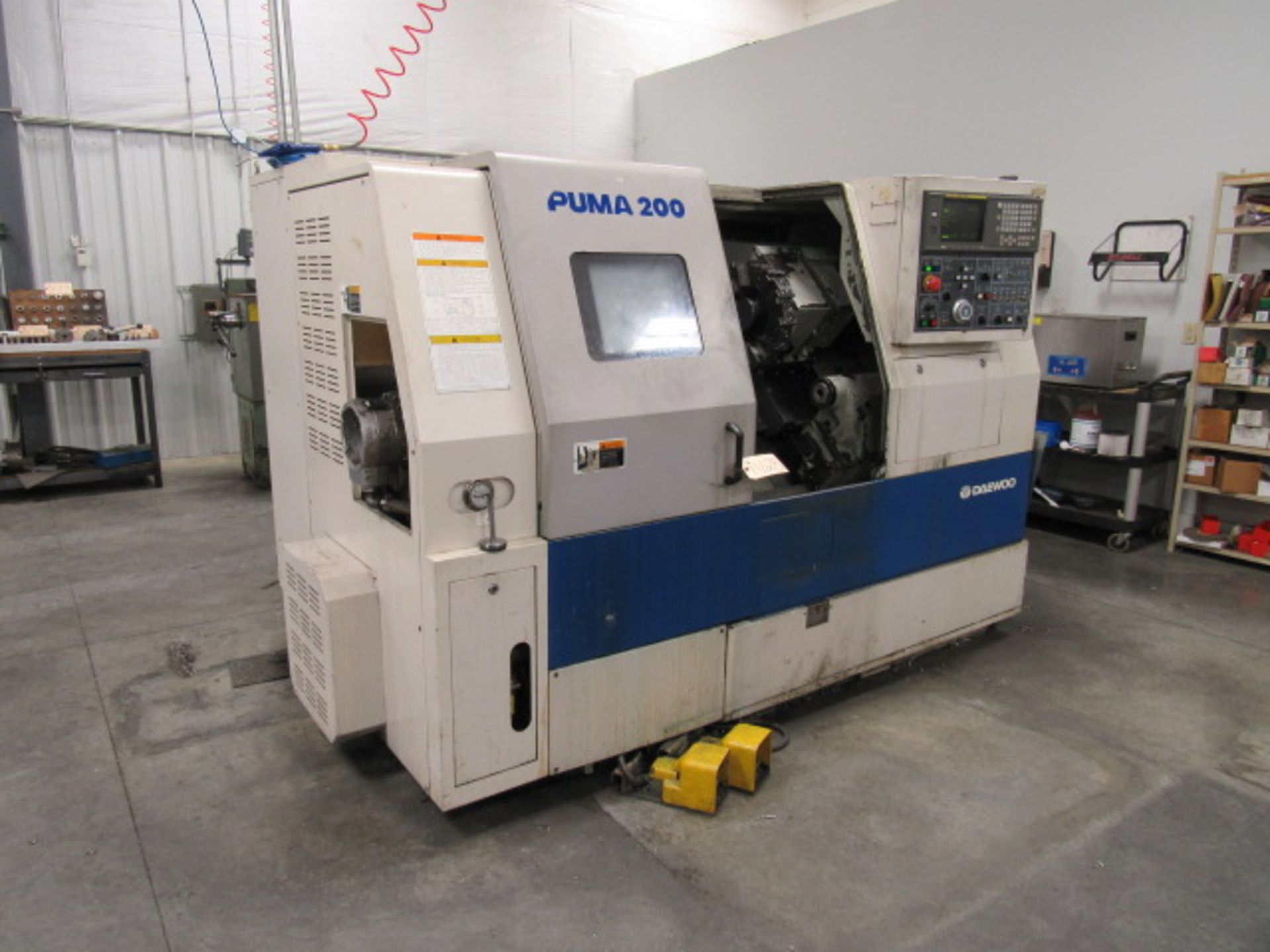 Daewoo Puma 200C CNC Turning Centers with 8'' 3-Jaw Chucks, 21'' Swing x 26.3'' Centers, Spindle - Image 5 of 8