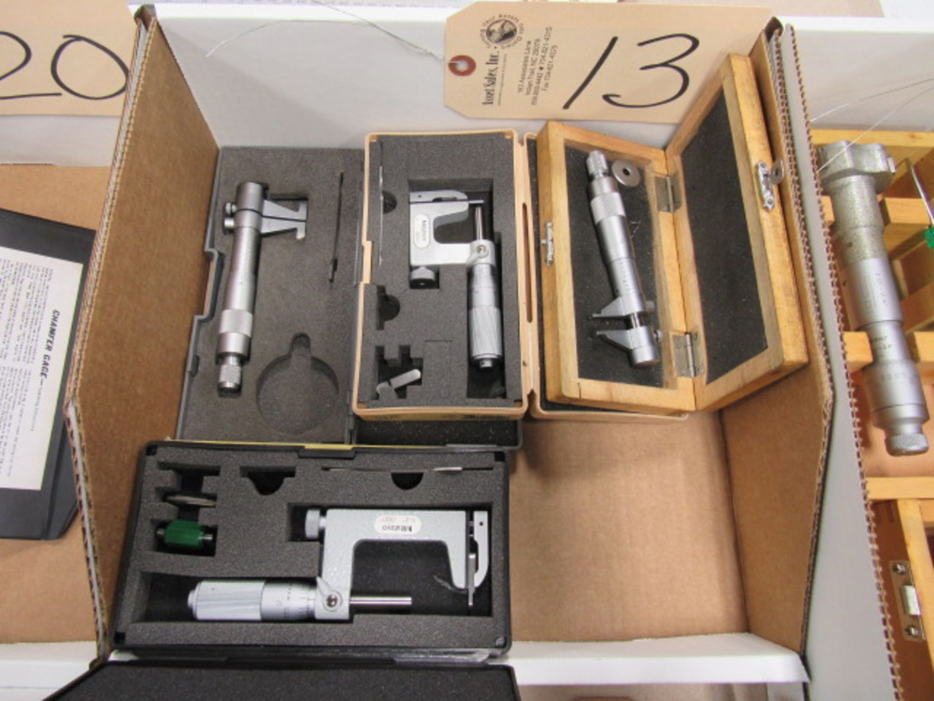 (4) Mitutoyo Micrometers