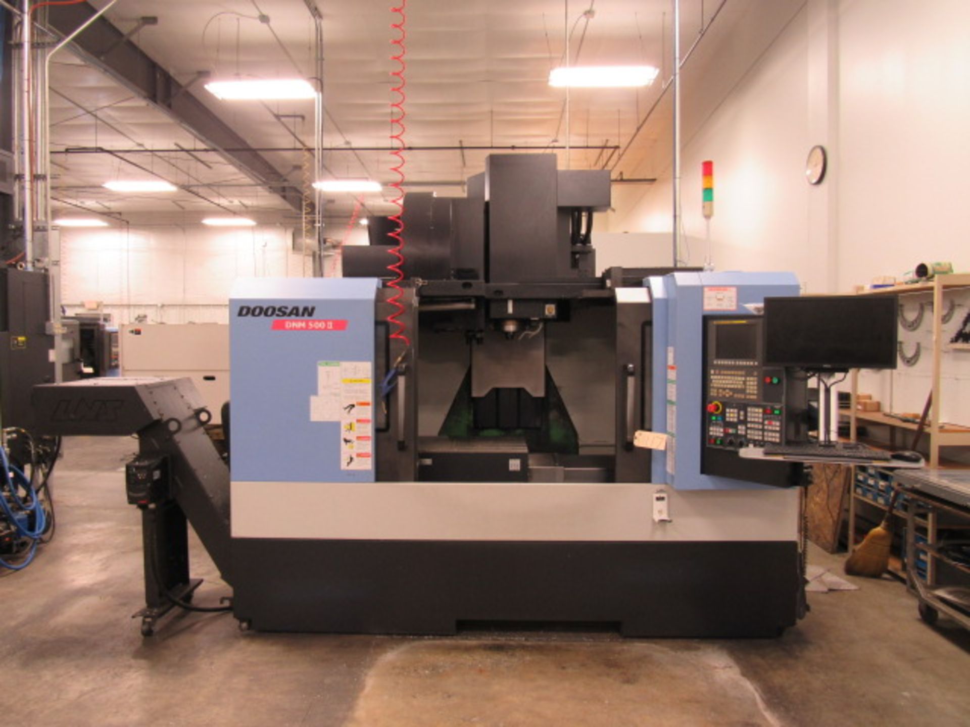 Doosan DNM 500 II CNC Vertical Machining Centers with 47.2'' x 21.2'' Tables, Big Plus #40,