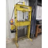 Enerpac 25-Ton Adjustable Height H Frame Press with 29'' Wide Opening