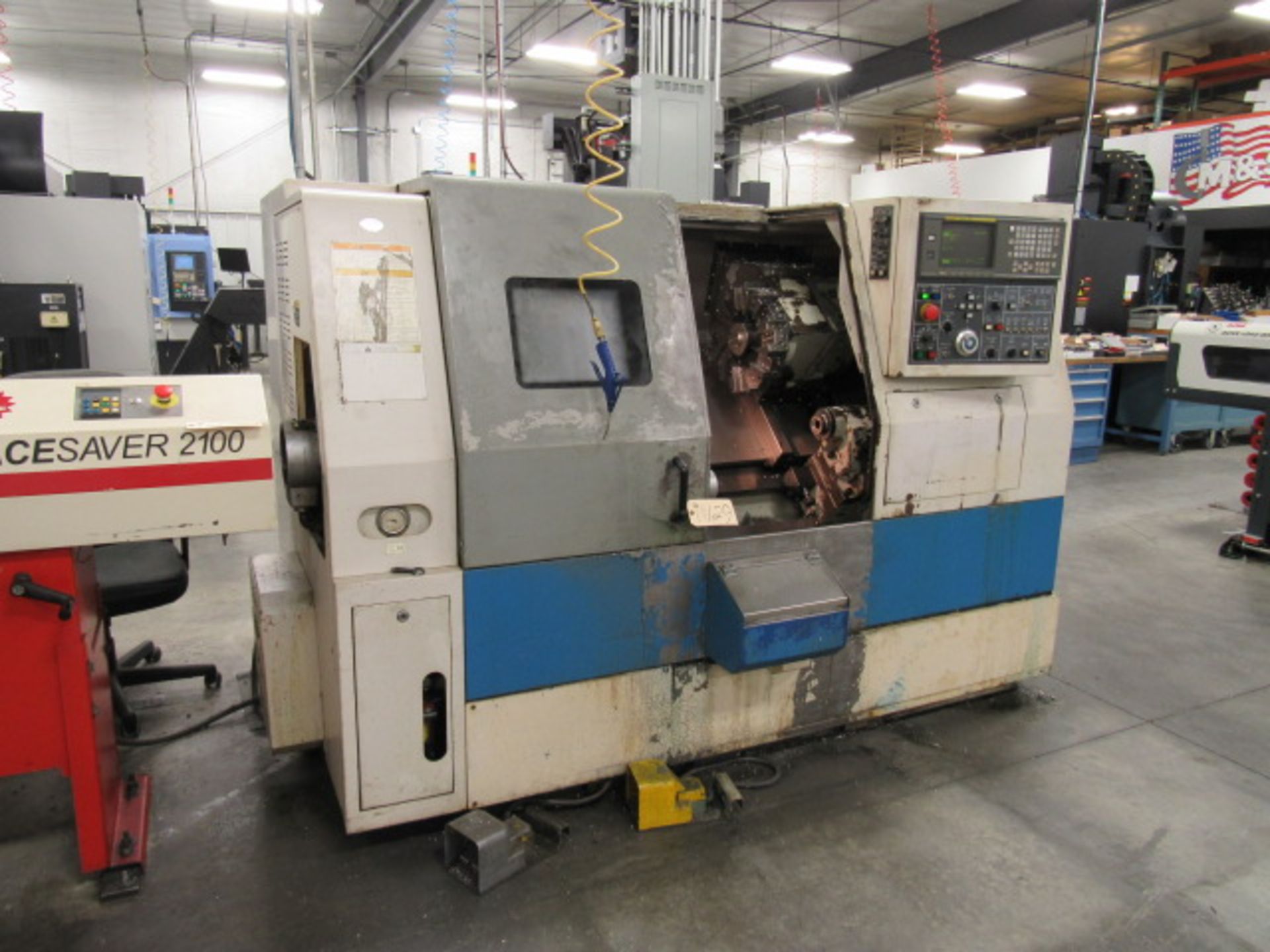 Daewoo Puma 200C CNC Turning Centers with 8'' 3-Jaw Chucks, 21'' Swing x 26.3'' Centers, Spindle - Image 5 of 8