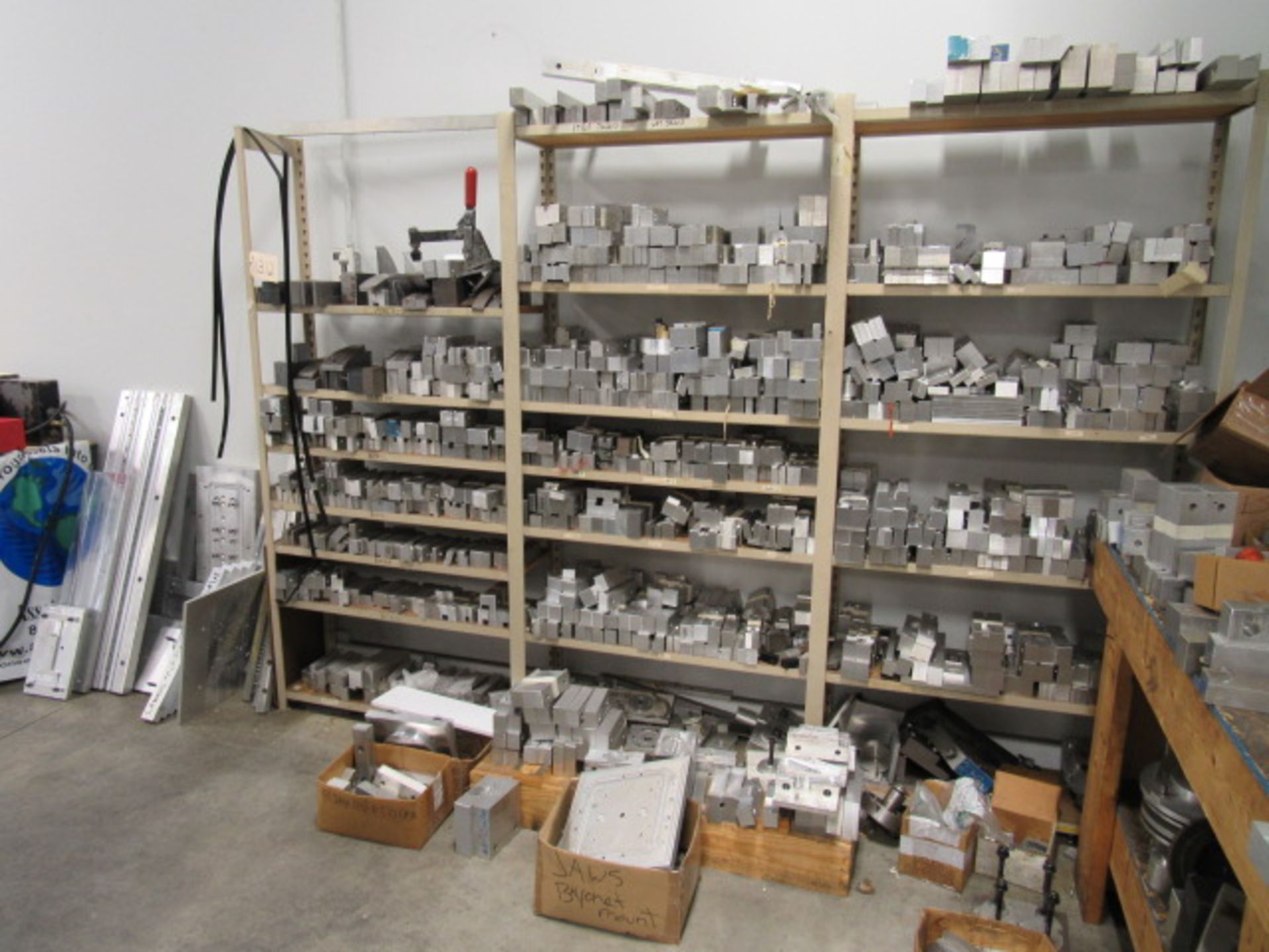 3 Shelves with Aluminum Fixturing & Jaws - Image 6 of 6
