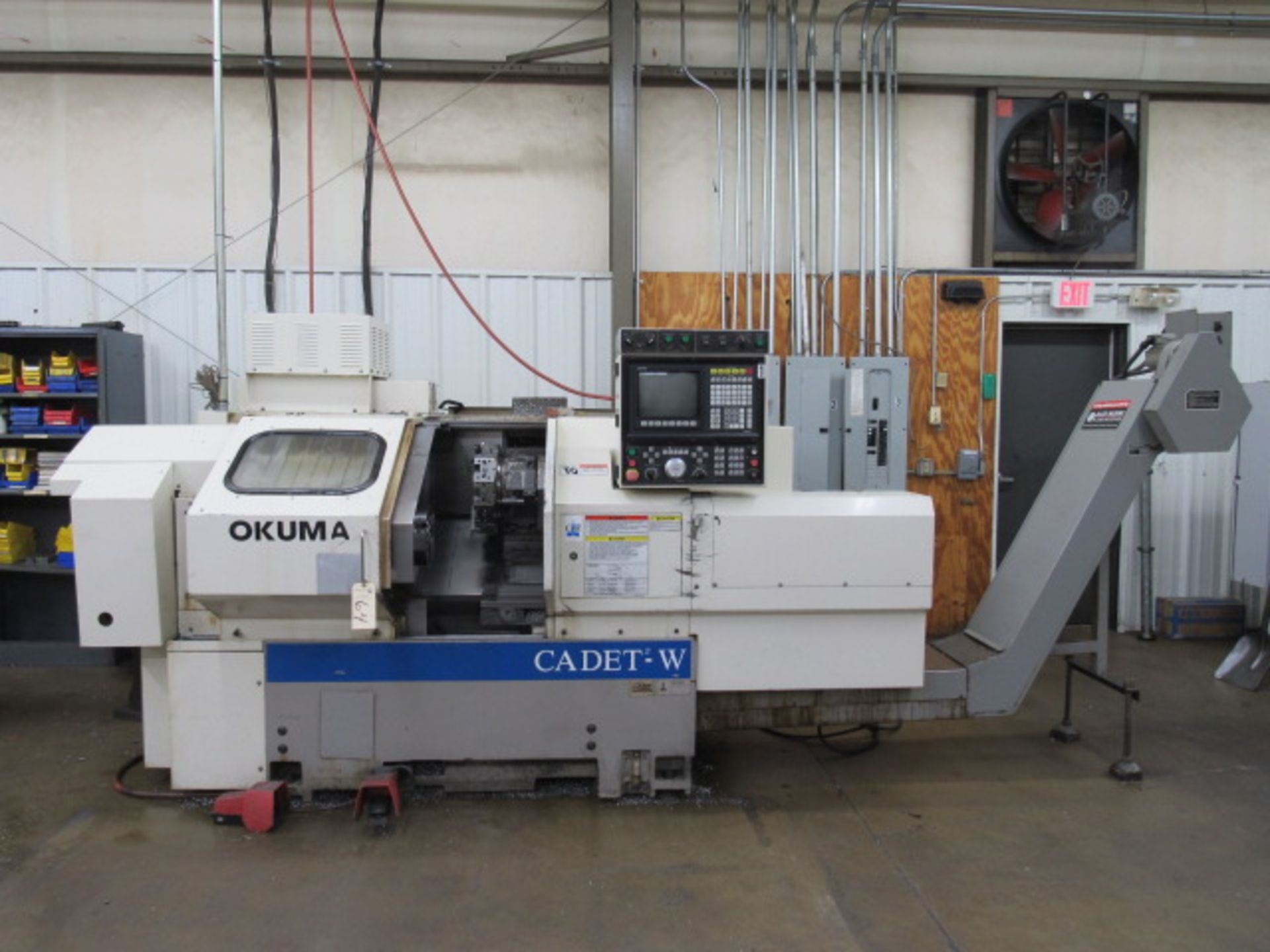 Okuma Cadet-W Model LNC 8W ''Big Bore'' Dual Spindle CNC Turning Center