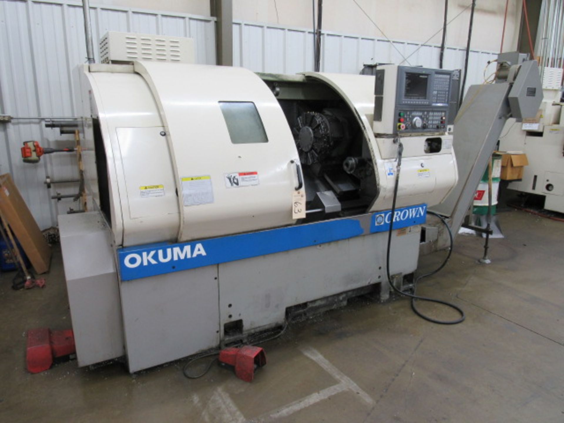Okuma Crown Model 762S-BB ''Big Bore'' CNC Turning Center - Image 6 of 8