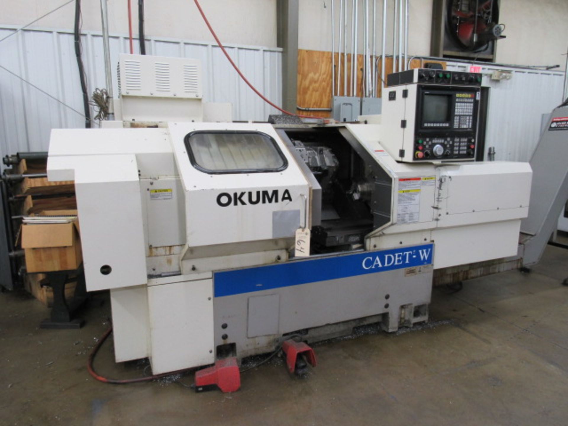 Okuma Cadet-W Model LNC 8W ''Big Bore'' Dual Spindle CNC Turning Center - Image 6 of 8