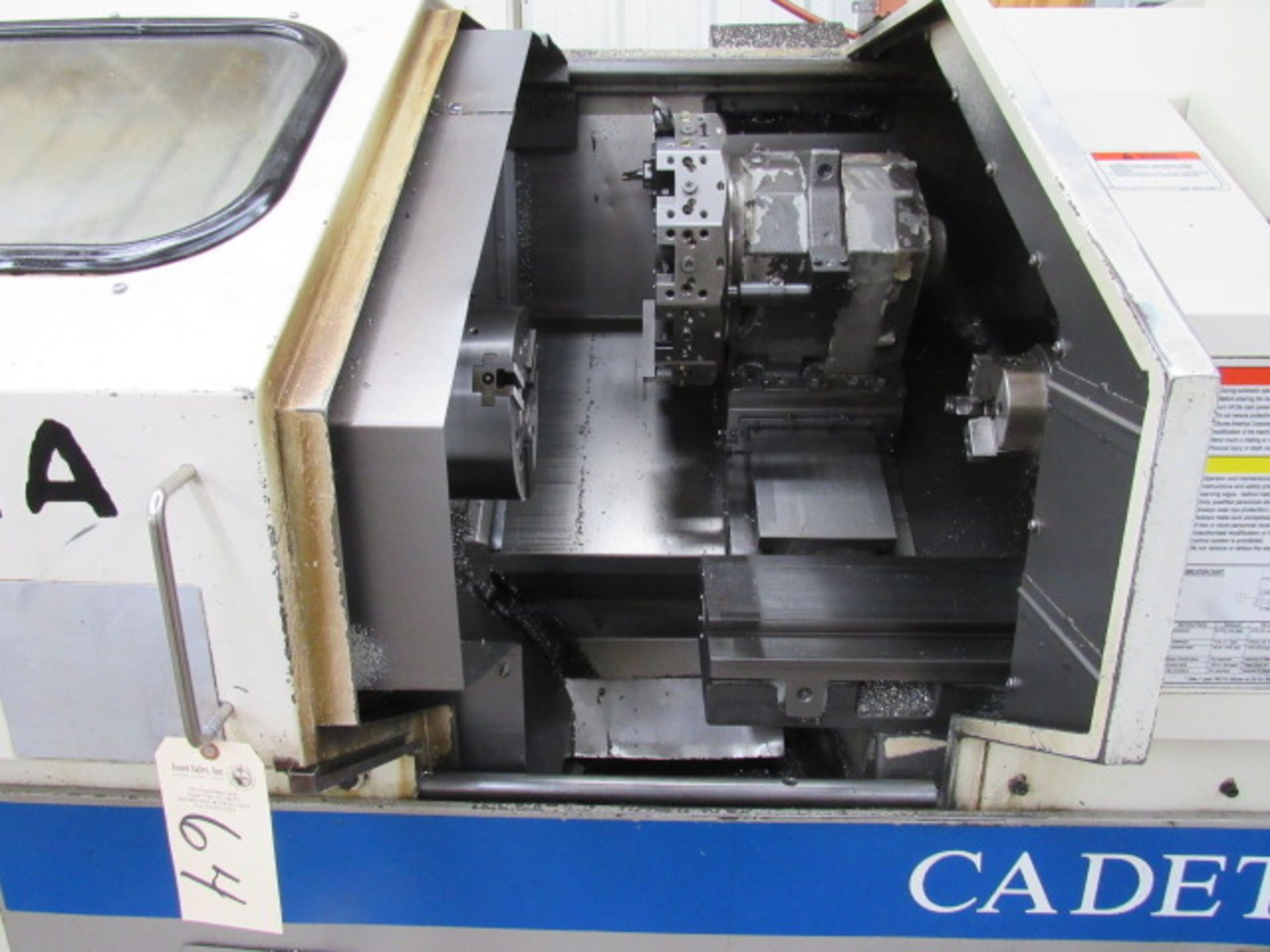 Okuma Cadet-W Model LNC 8W ''Big Bore'' Dual Spindle CNC Turning Center - Image 2 of 8