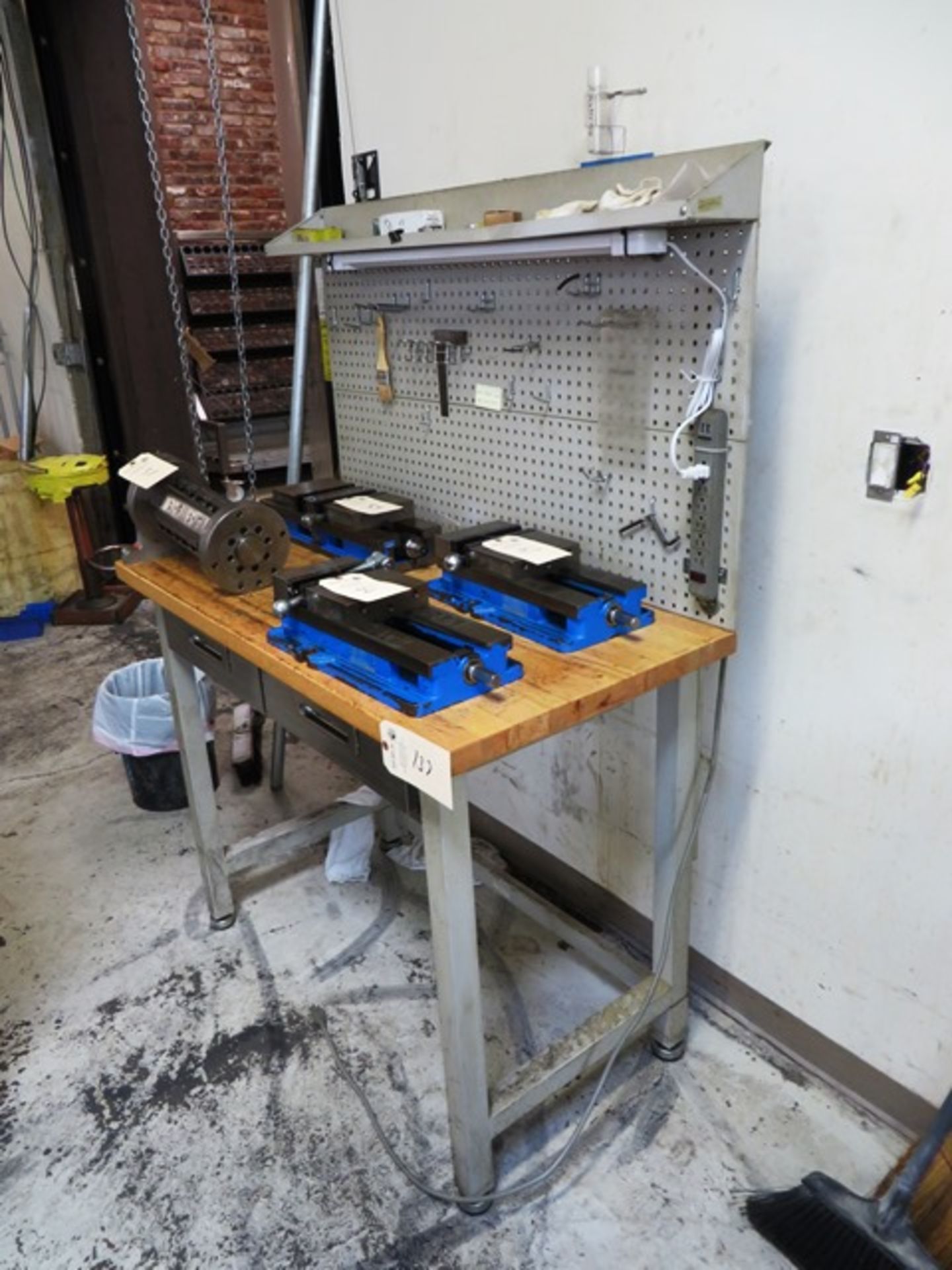 Butcher Block Work Bench with (2) Drawers