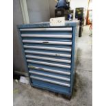(10) Drawer Parts Cabinet with Some Hardware