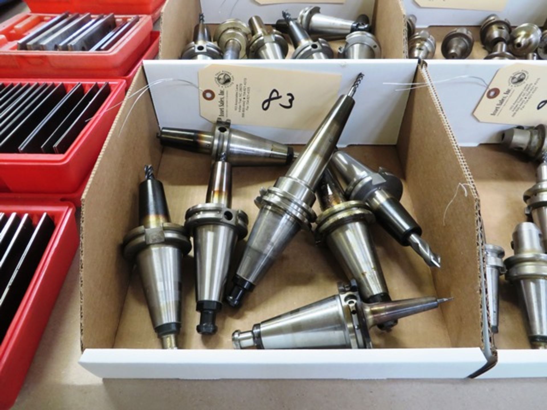 (7) Shrink Fit CAT 40 Taper Tool Holders