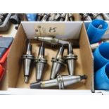 (6) Shrink Fit CAT 40 Taper Tool Holders