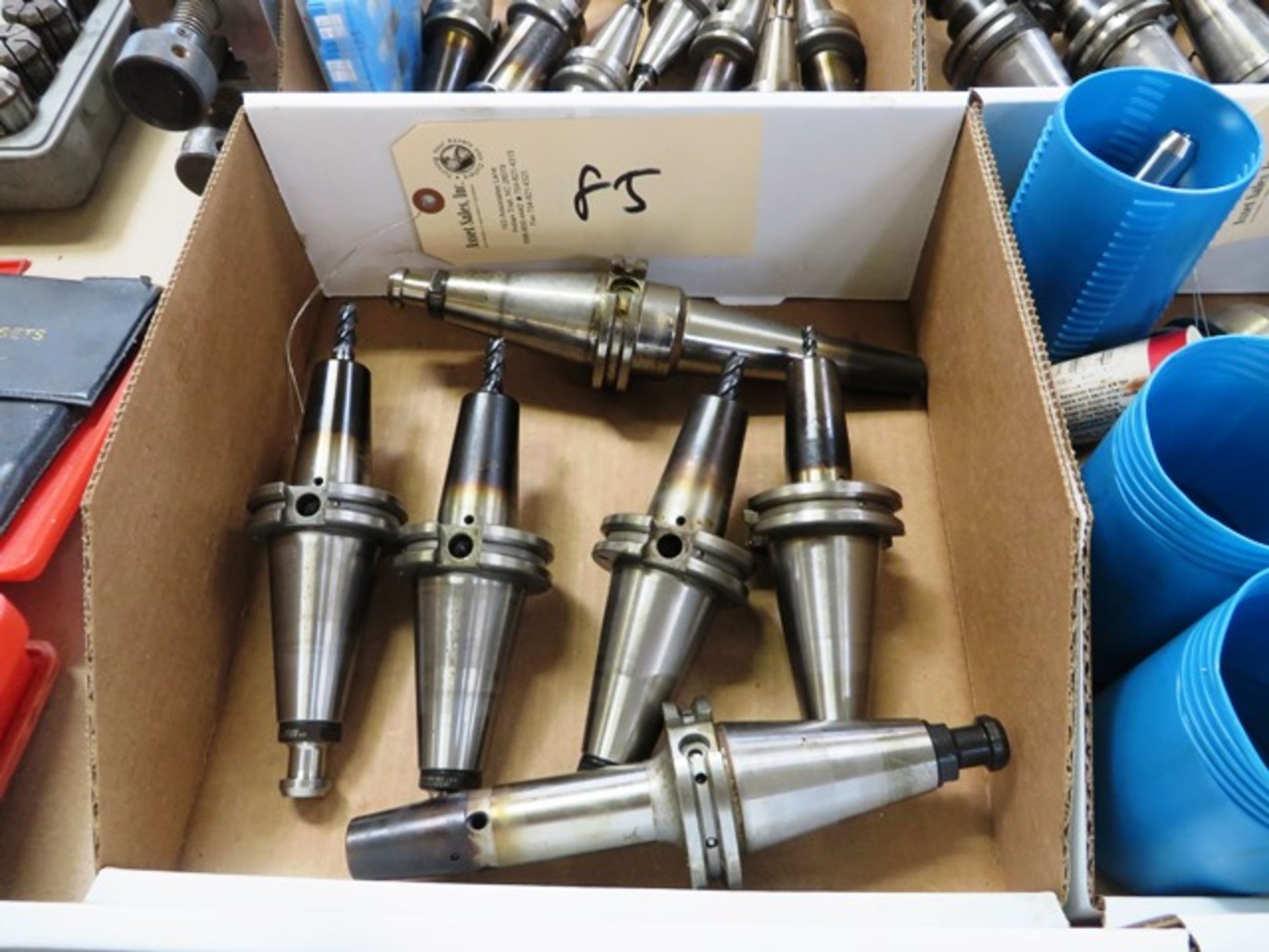 (6) Shrink Fit CAT 40 Taper Tool Holders