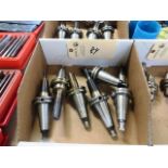 (6) Shrink Fit CAT 40 Taper Tool Holders