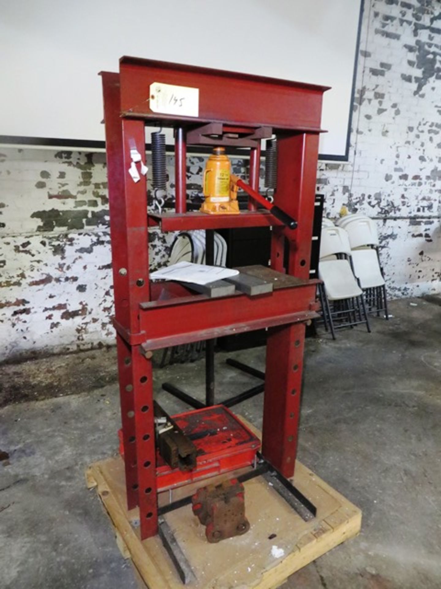 12 Ton H-Frame Hydraulic Shop Press