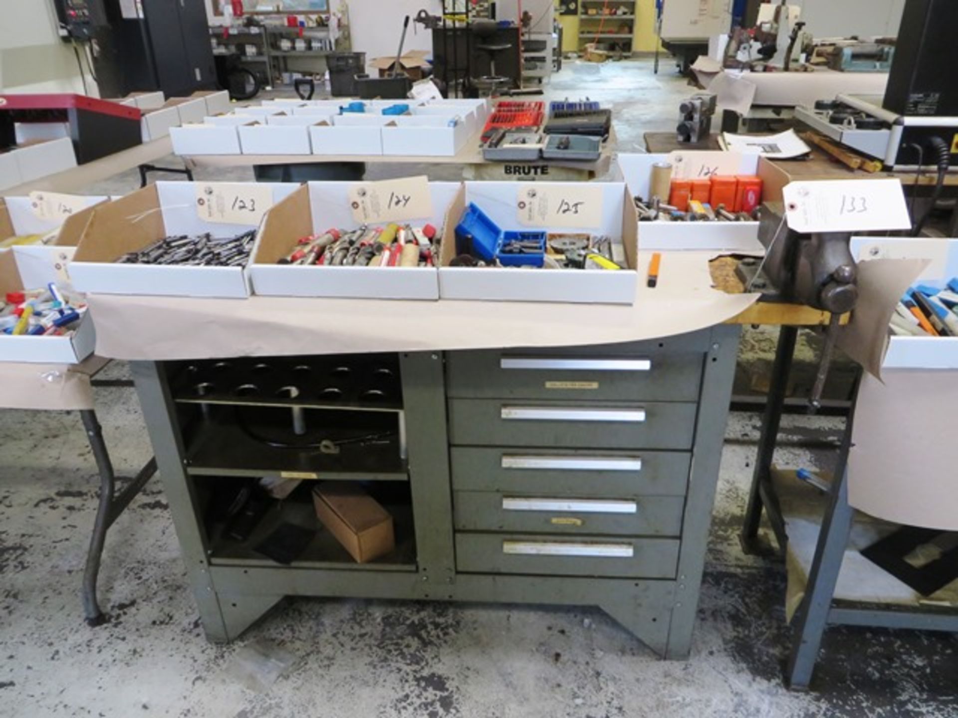 Kennedy Work Bench / Tool Box with Reed 4'' Bench Vise