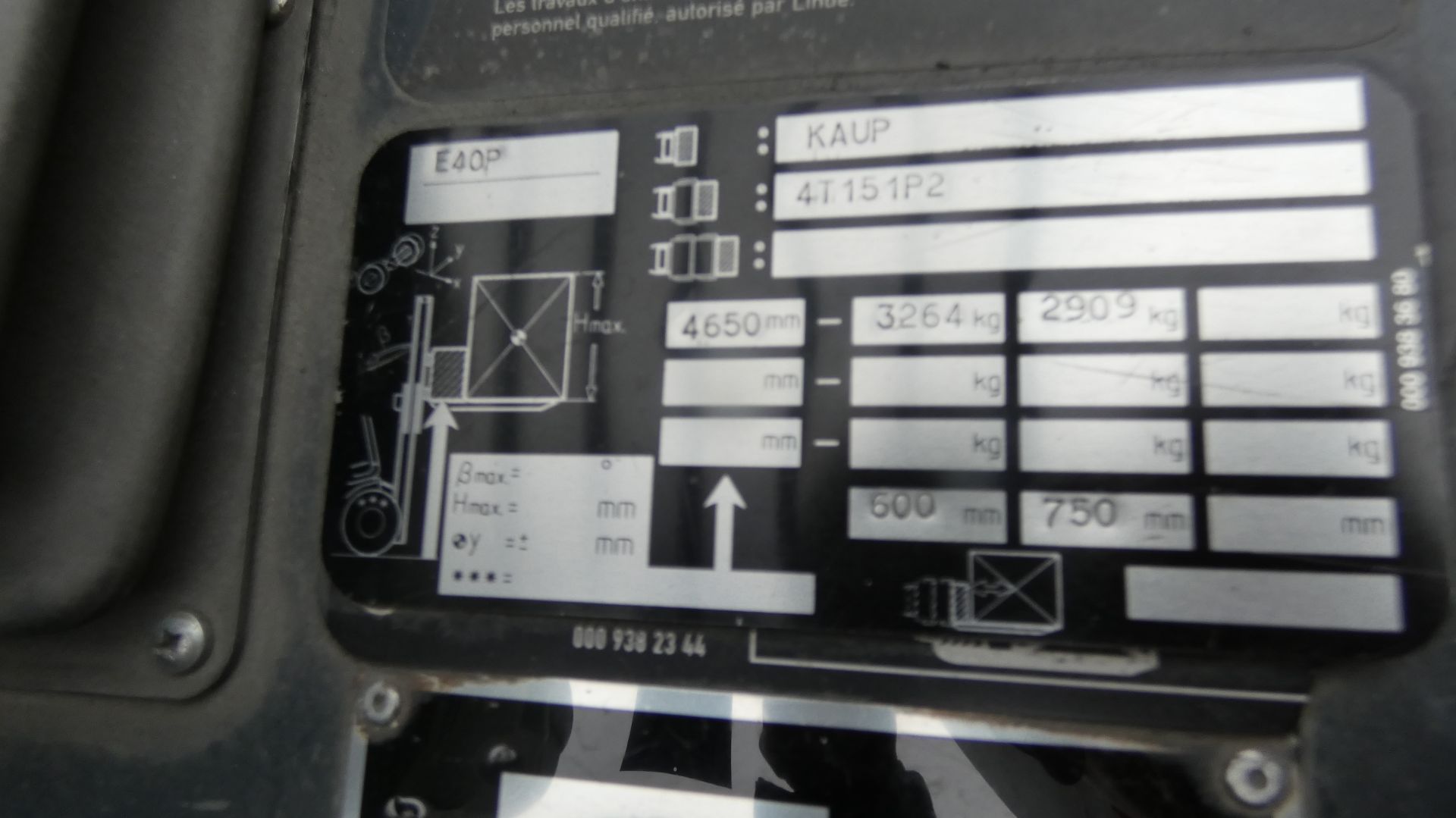 Linde Electric Fork Lift Truck & Charger - Image 18 of 21