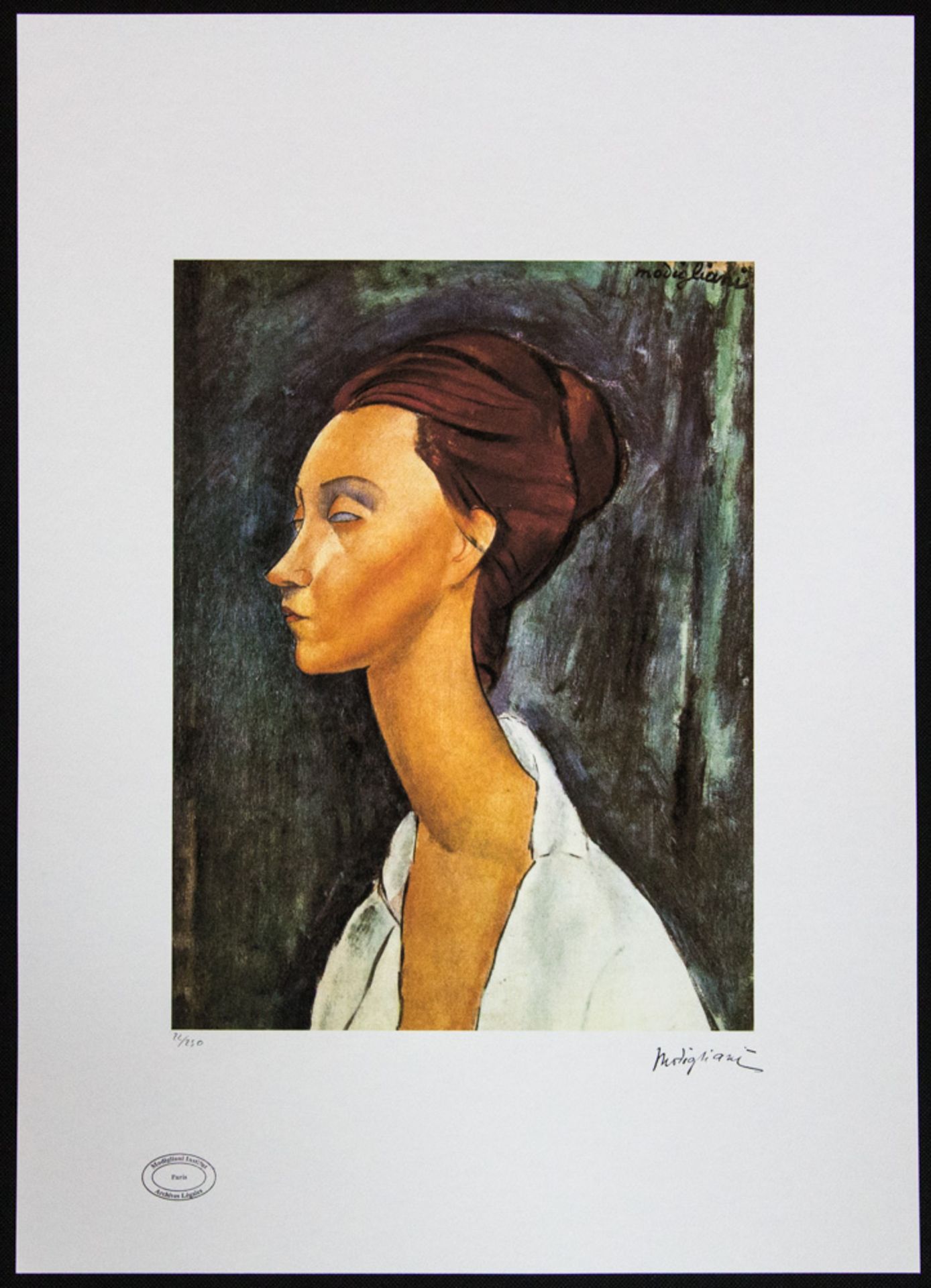 Amadeo Modigliani 'Lunia Czechovska' - Bild 2 aus 5