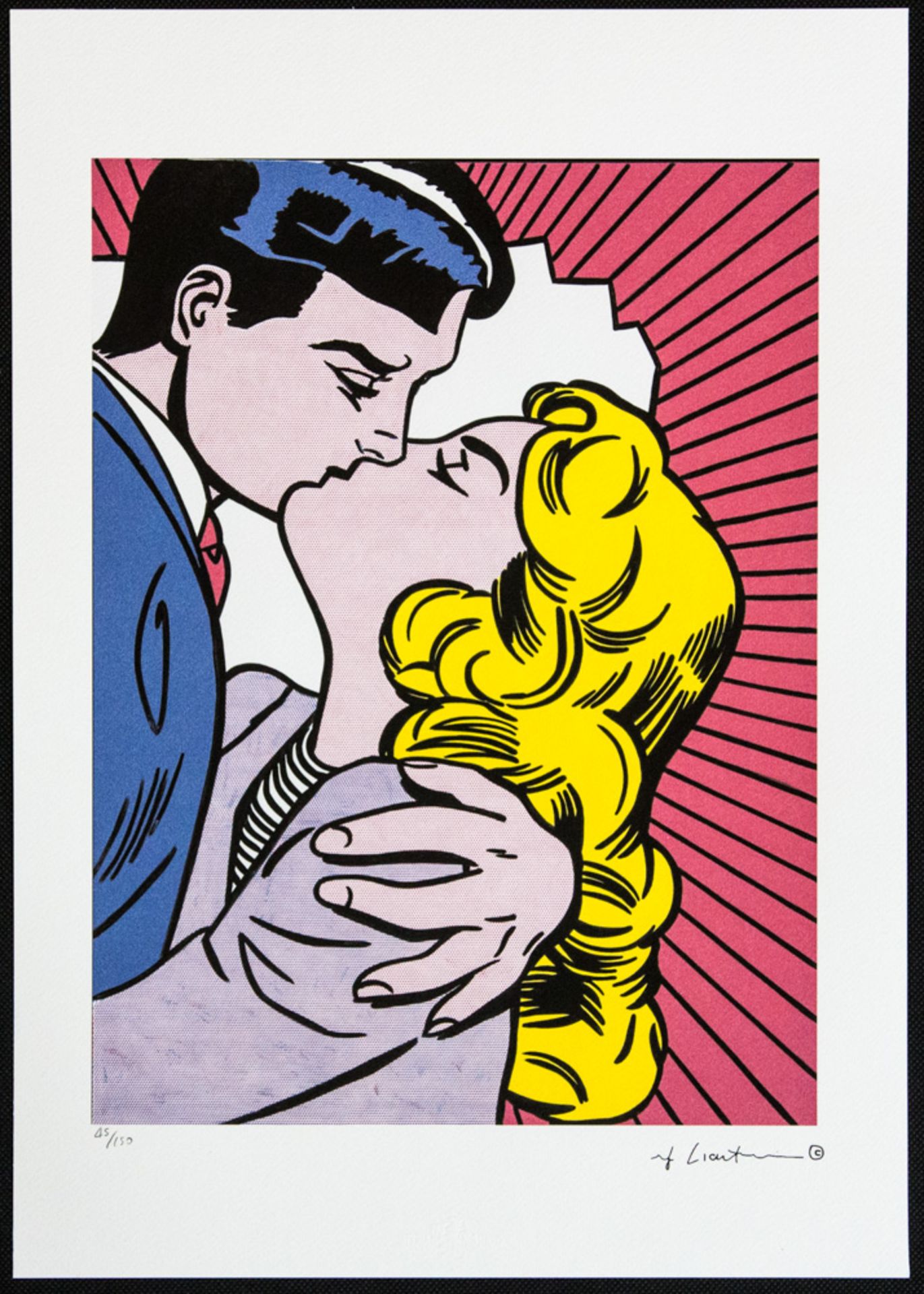 Roy Lichtenstein 'Kiss III' - Bild 2 aus 6
