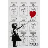 DEATH NYC SIGNED FINE ART PRINT W/COA 