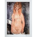 Amadeo Modigliani 'Standing Nude'