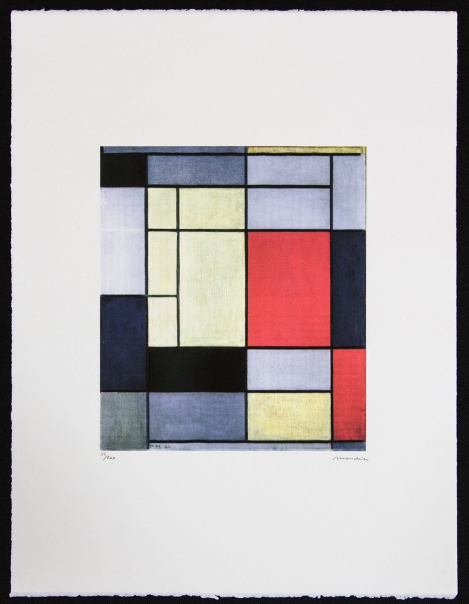 Piet Mondrian 'Composition I, 1920' - Bild 2 aus 5