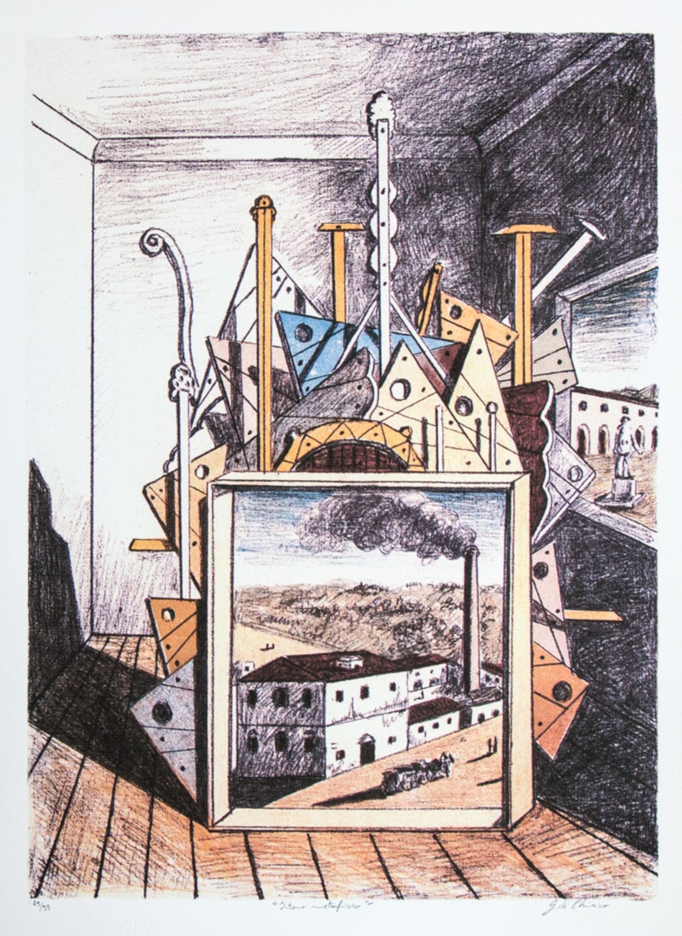 Giorgio De Chirico 'Metaphysical Interior'