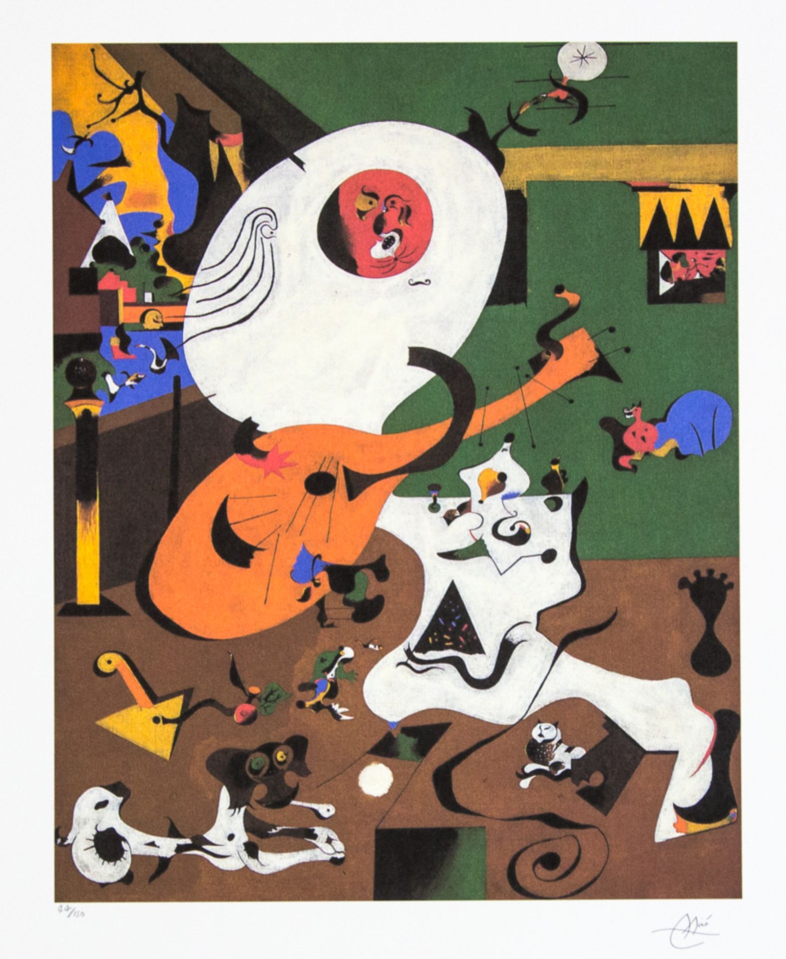 Joan Miro 'Dutch Interior I'