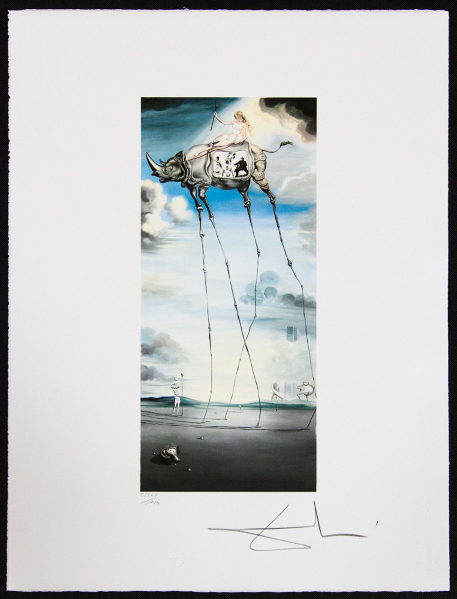 Salvador Dali 'Heavenly Walk' - Image 2 of 5