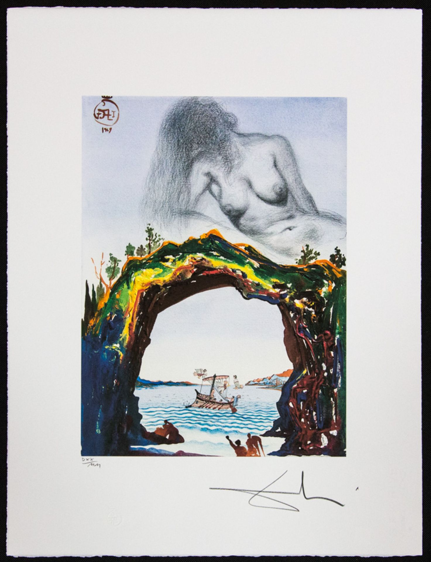Salvador Dali 'Odysseus and the Sirens' - Image 2 of 5