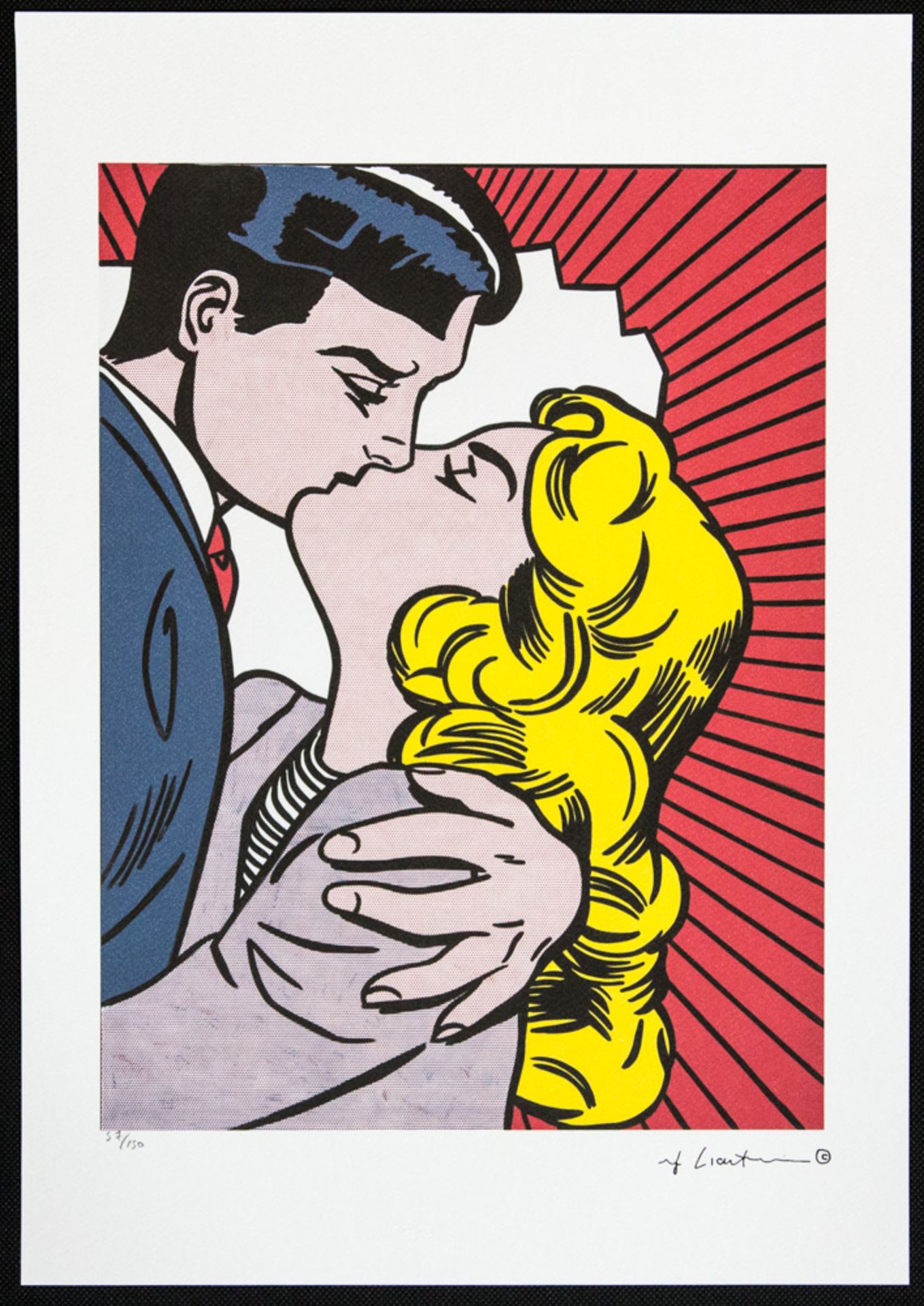 Roy Lichtenstein 'Kiss III' - Bild 2 aus 6