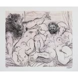 Pablo Picasso 'Bacchanal with Minotaur'