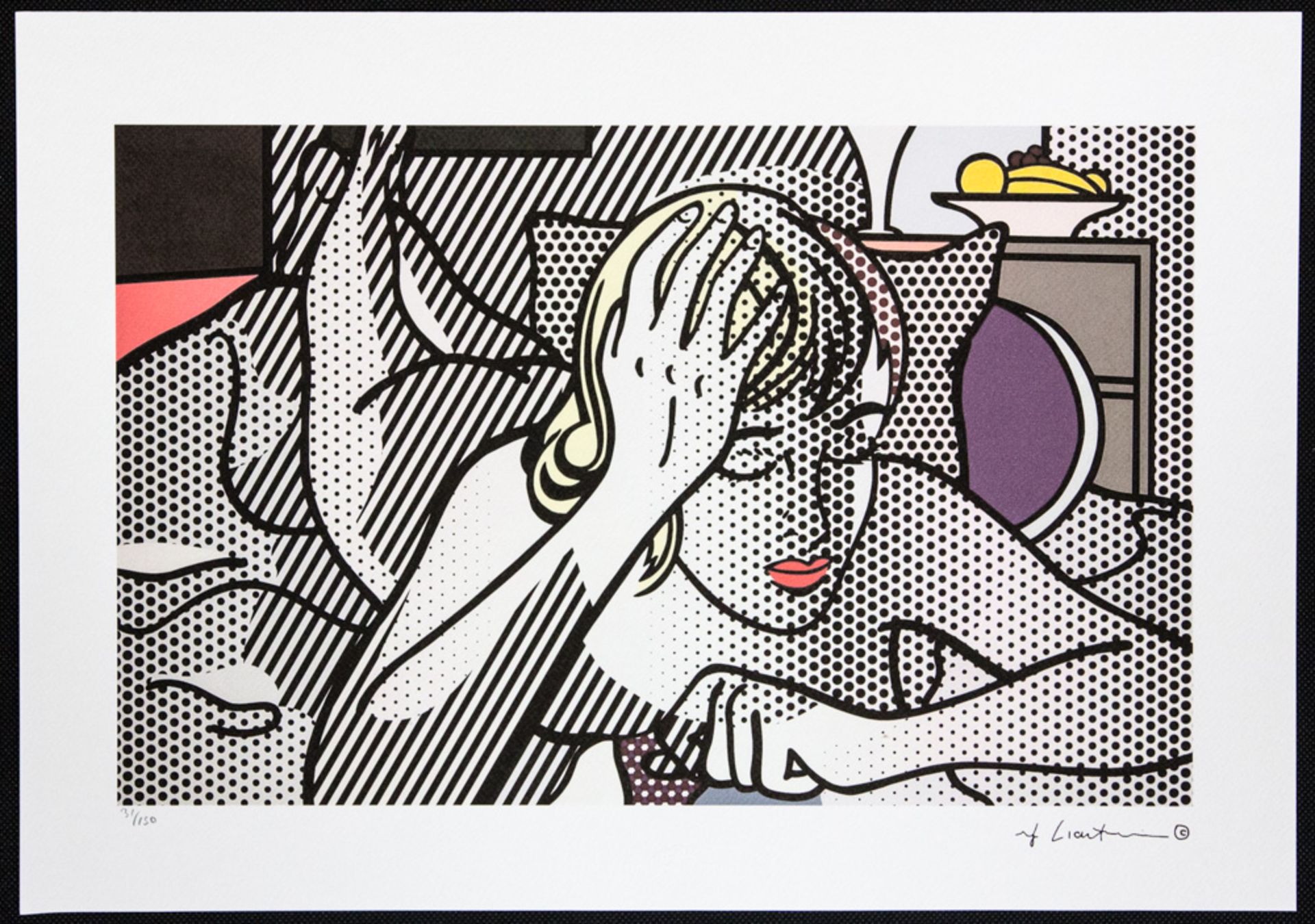 Roy Lichtenstein 'Thinking Nude' - Image 2 of 6