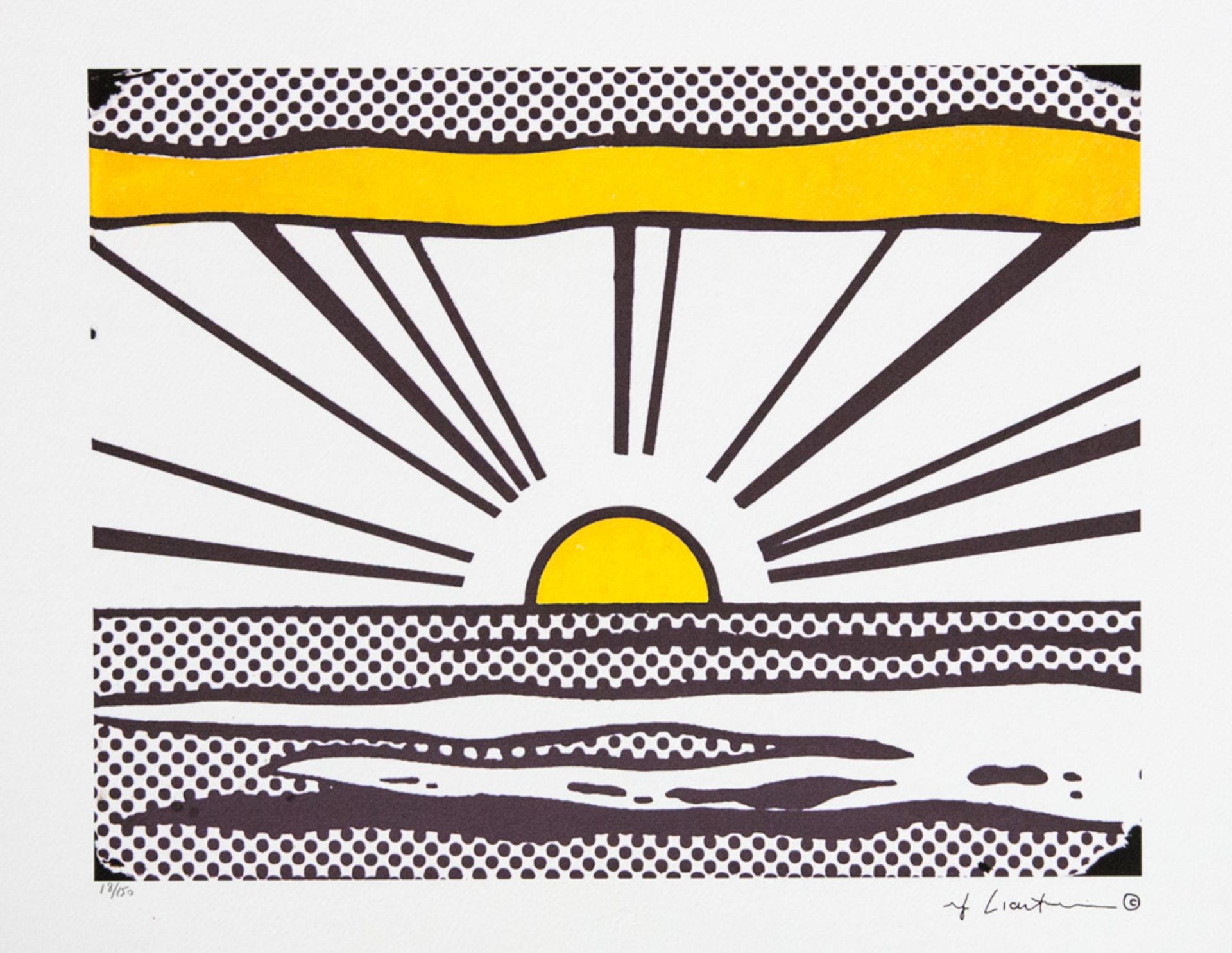 Roy Lichtenstein 'Sunrise'