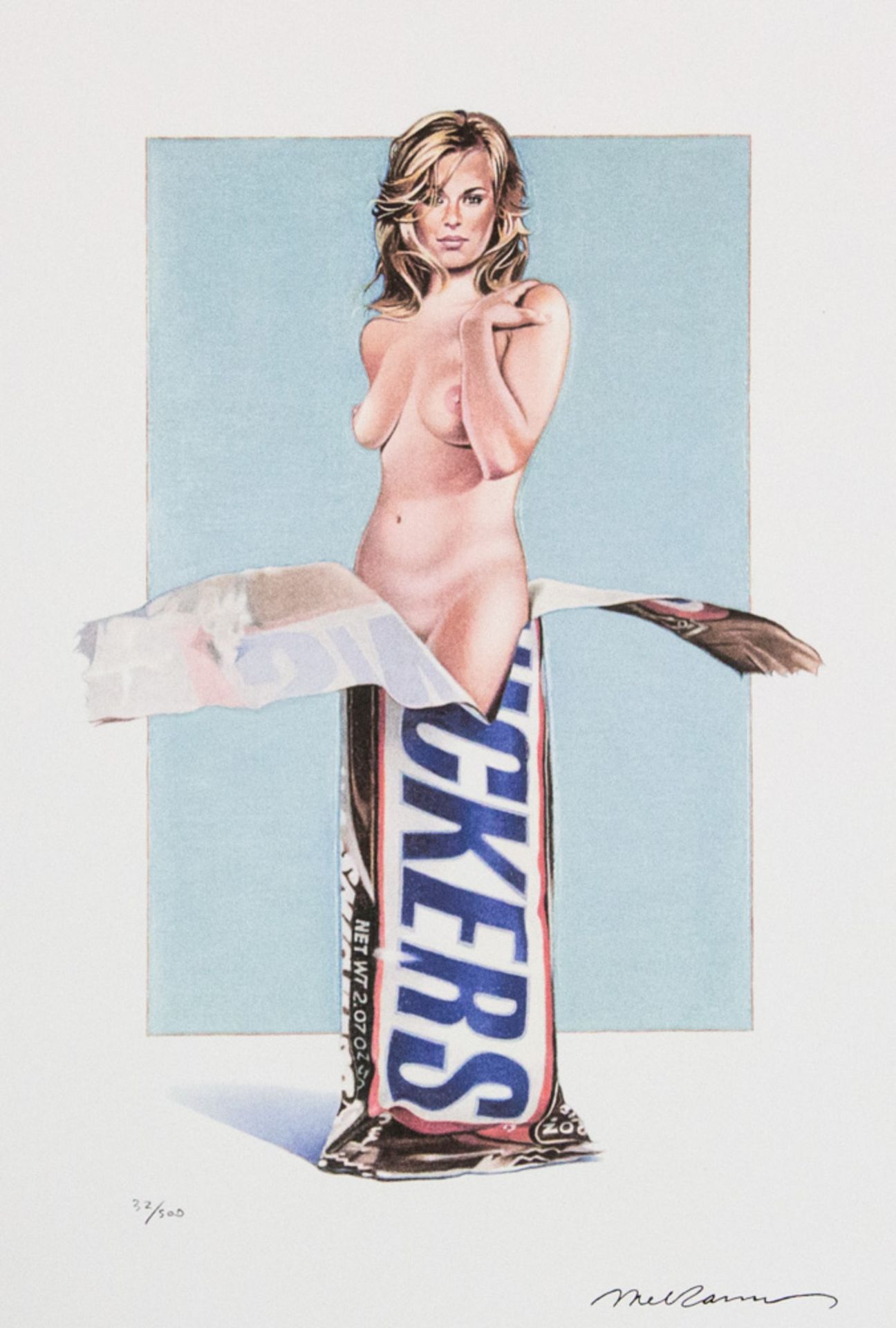 Mel Ramos 'Candy II - Snickers'