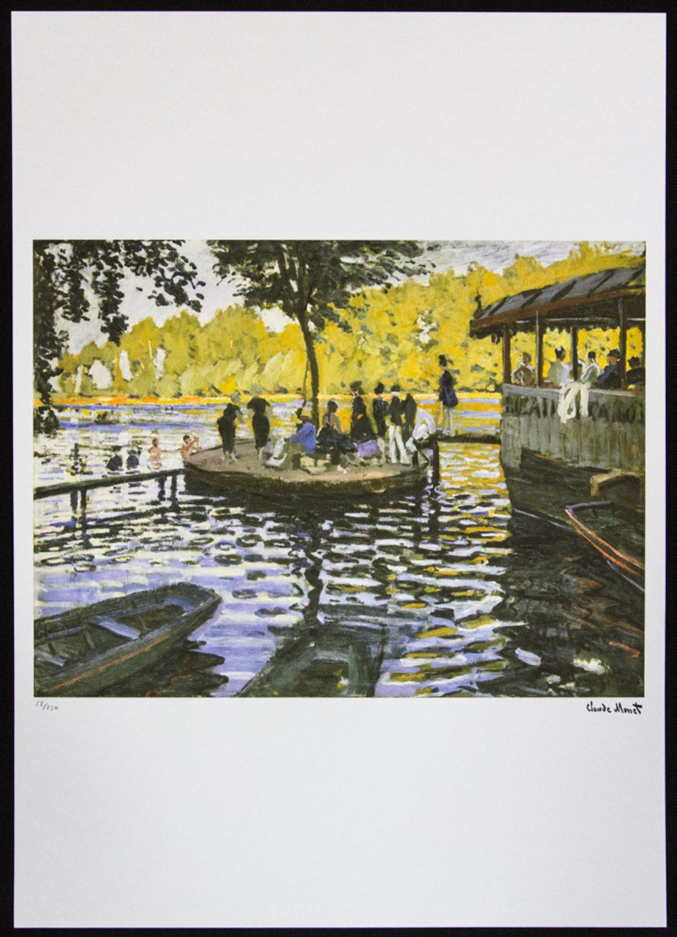 Claude Monet 'The Grenouillere' - Image 2 of 5