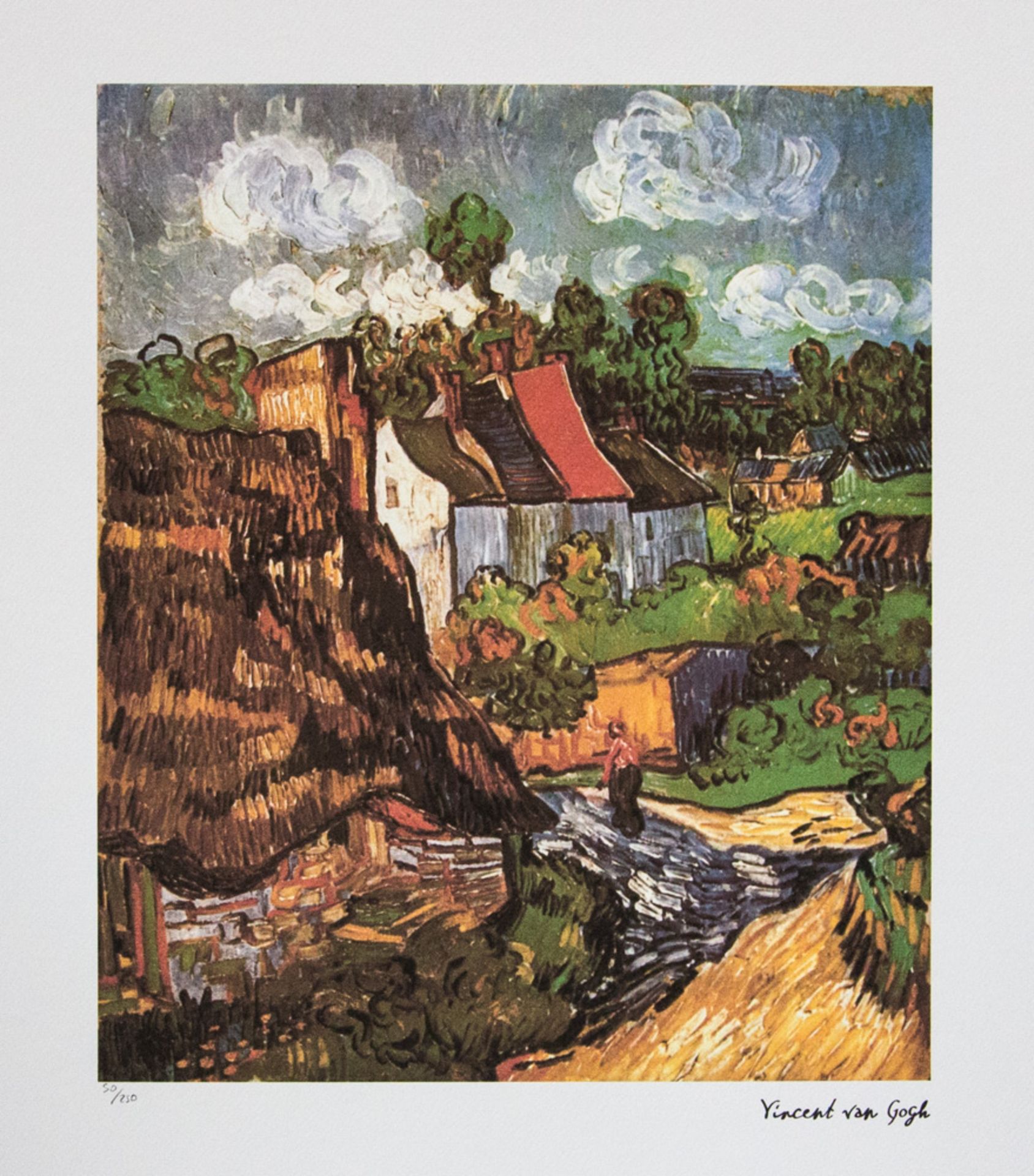 Vincent van Gogh 'Houses in Auvers 2'